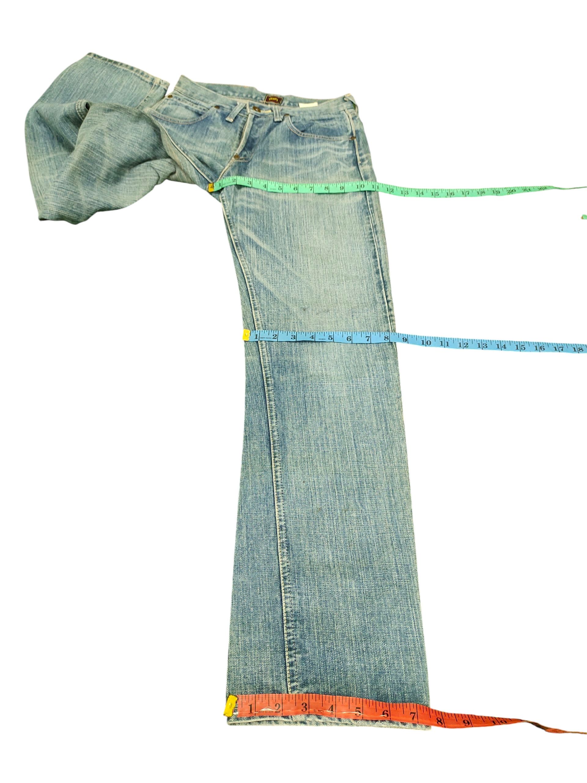 Sugar Cane Vintage 90s Sugar Cane Selvedge Jeans - Clawmark Faded denim Size US 28 / EU 44 - 16 Thumbnail