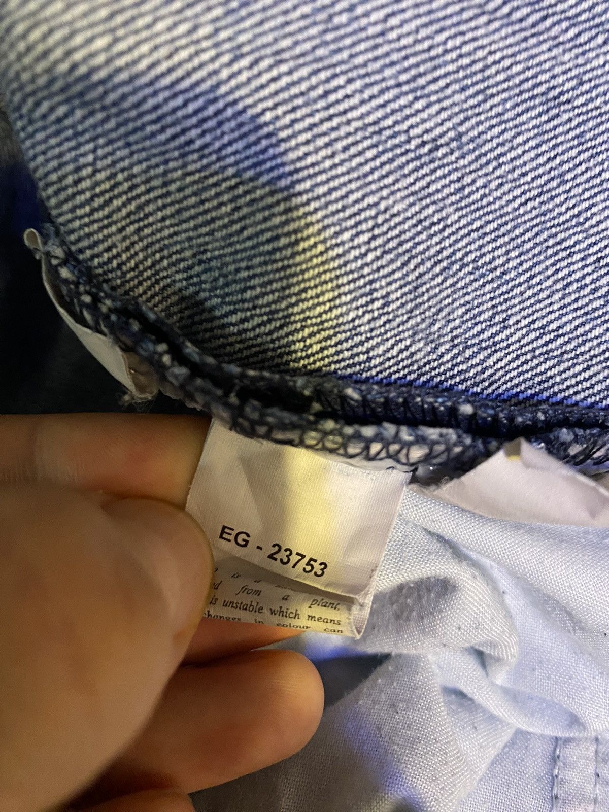 Yves Saint Laurent 36x30 YSL Jeans Denim Pants Blue Indigo Size US 36 / EU 52 - 16 Thumbnail