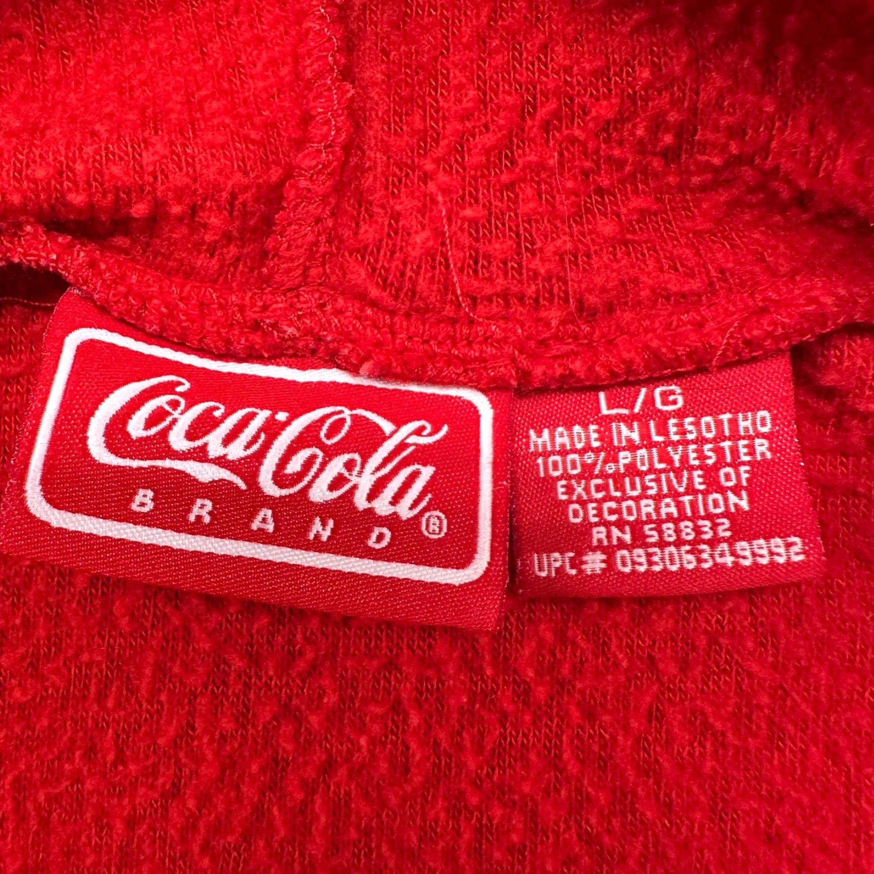 Vintage VINTAGE Coca Cola Hoodie Mens L Red Embroidered Logo Fleece Pullover 90s Size US L / EU 52-54 / 3 - 4 Thumbnail