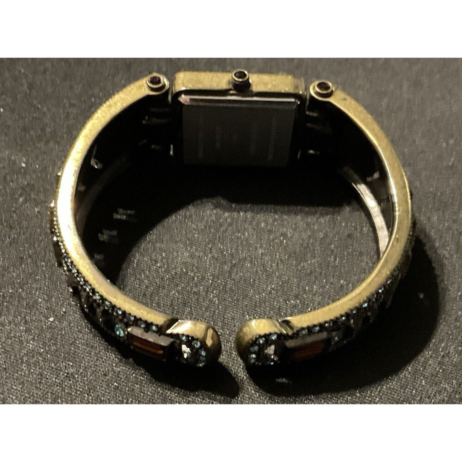 Other Heidi Daus Rhinestone Hinged Band Watch, Needs Battery Size ONE SIZE - 5 Thumbnail