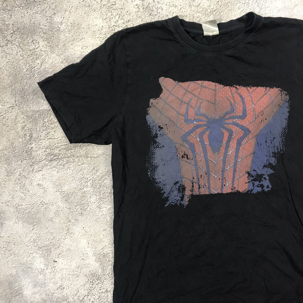Vintage Vintage Y2K Sun Faded Graphic Tee Spider Marvel Grunge S Size US S / EU 44-46 / 1 - 3 Thumbnail