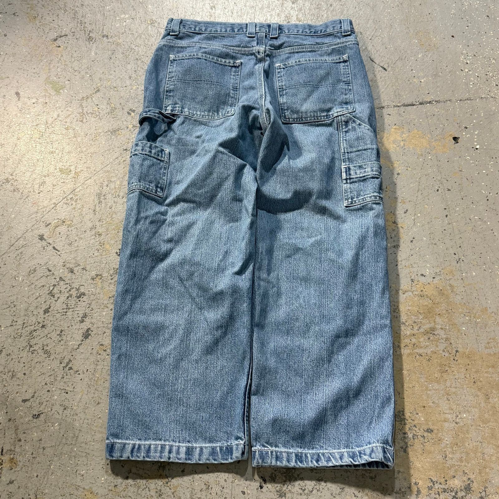 Faded Glory Y2K Loose Fit Carpenter Jeans Size US 34 / EU 50 - 2 Thumbnail