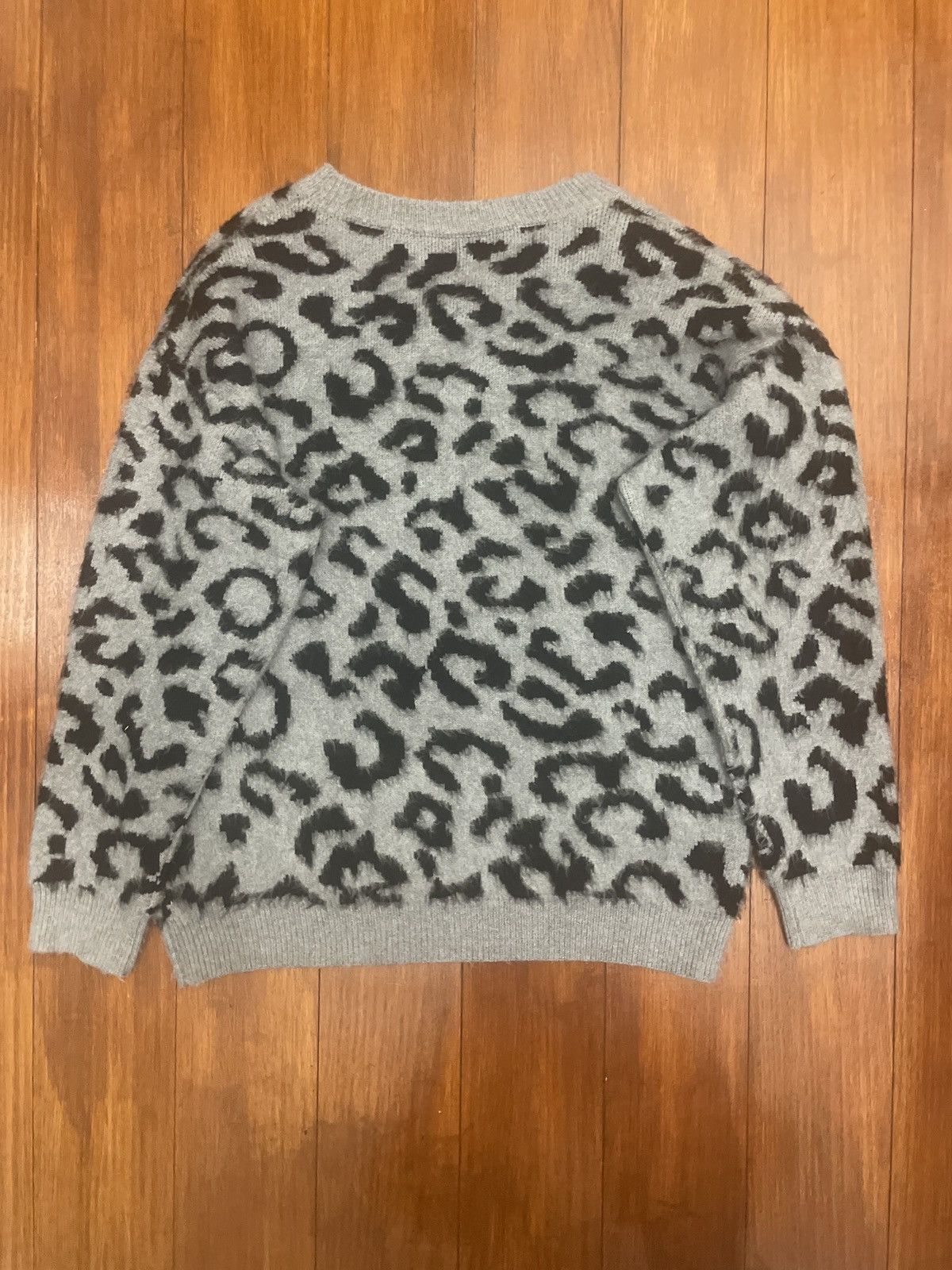 Other Black Cheetah Print Oversized Sweater Size US M / EU 48-50 / 2 - 1 Thumbnail