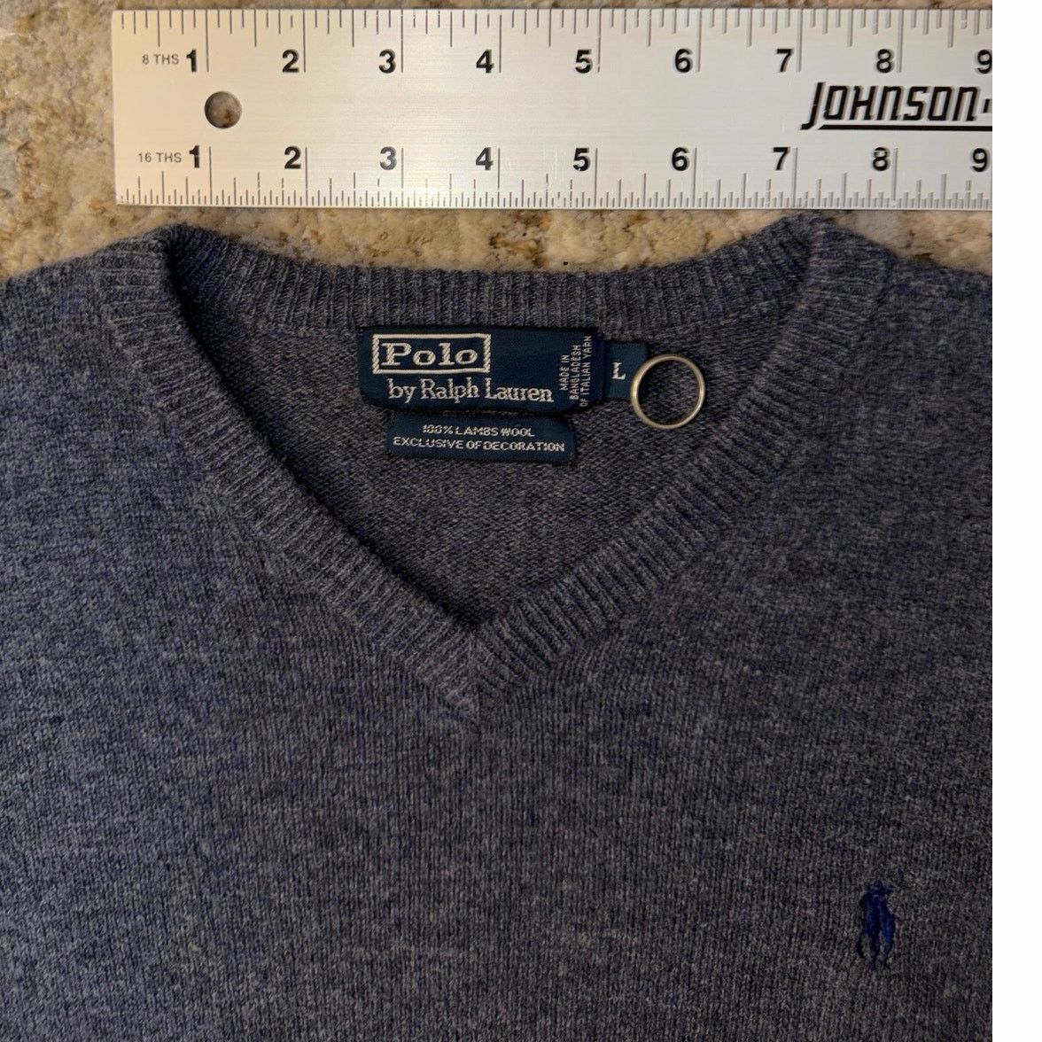 Polo Ralph Lauren Polo Ralph Lauren 90s 100% Lambs Wool Sweater Mens Large Size US L / EU 52-54 / 3 - 5 Thumbnail