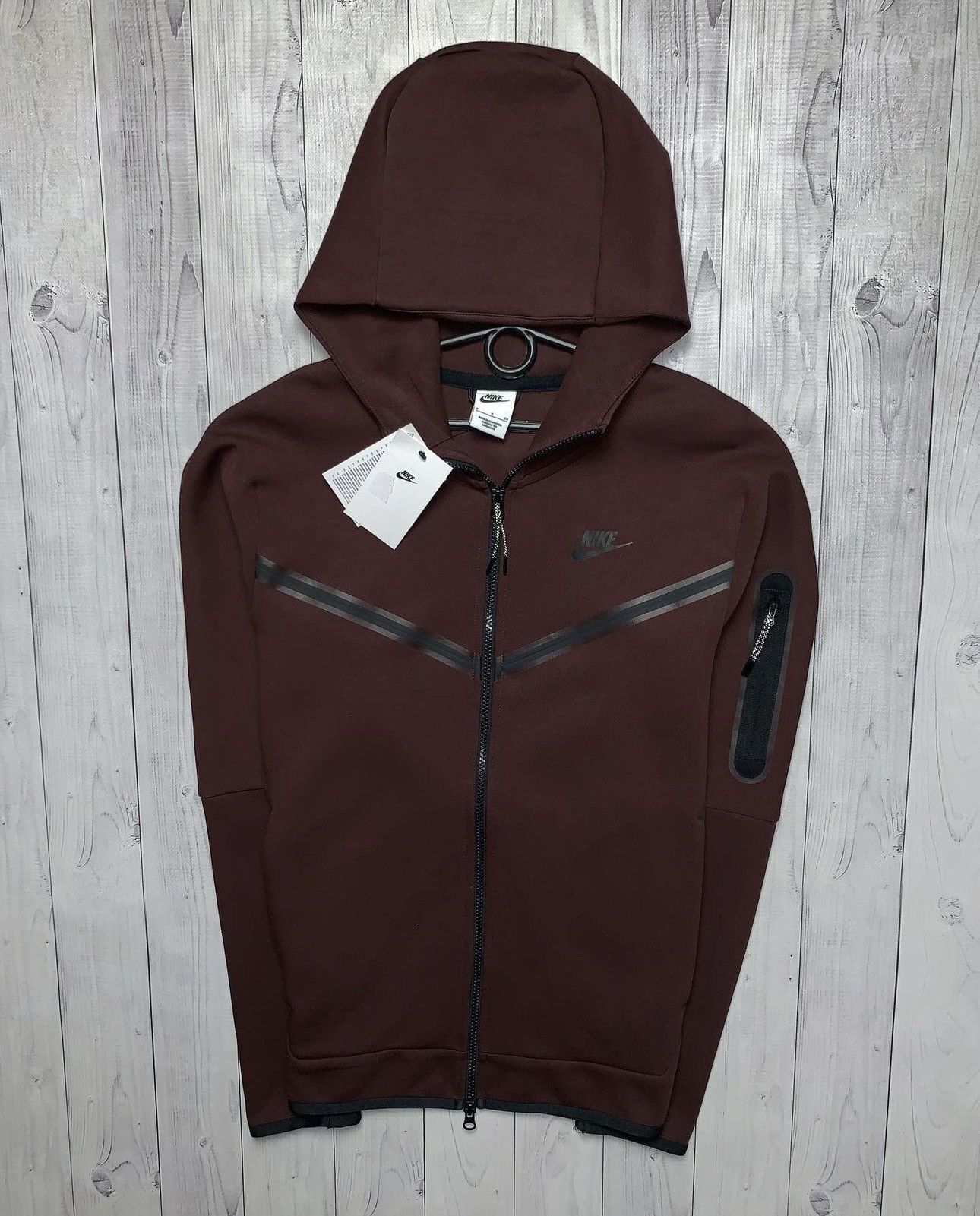 Nike Nike tech fleece drill zip hoodie size M brown Size US M / EU 48-50 / 2 - 1 Thumbnail