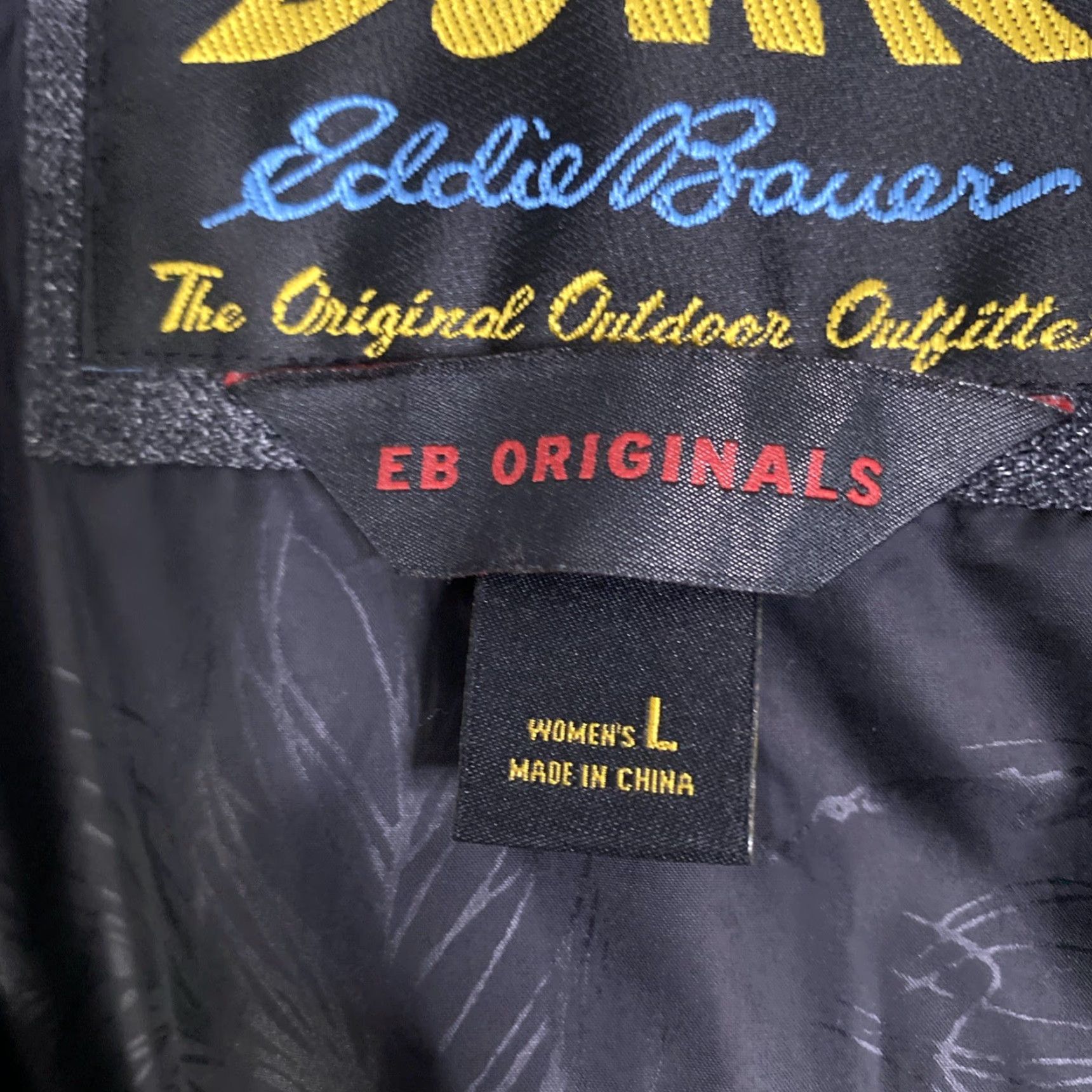 Eddie Bauer VINTAGE Eddie Bauer Down Jacket - Bomber, Quilted, Gray, Size L, Women, 21X26 MP 21X26 Size L / US 10 / IT 46 - 4 Thumbnail