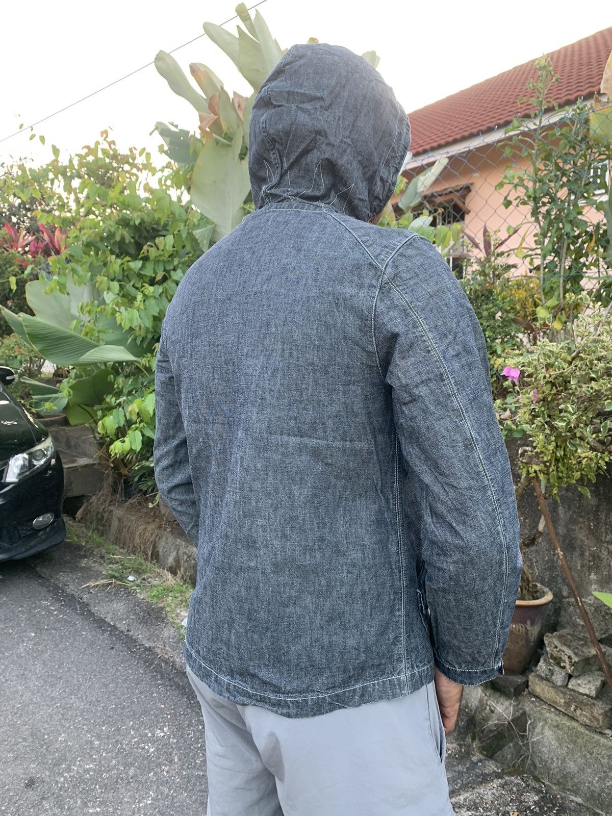 Japanese Brand × Oshkosh Vintage Oshkosh Denim Hoodie Jacket Size US M / EU 48-50 / 2 - 17 Thumbnail