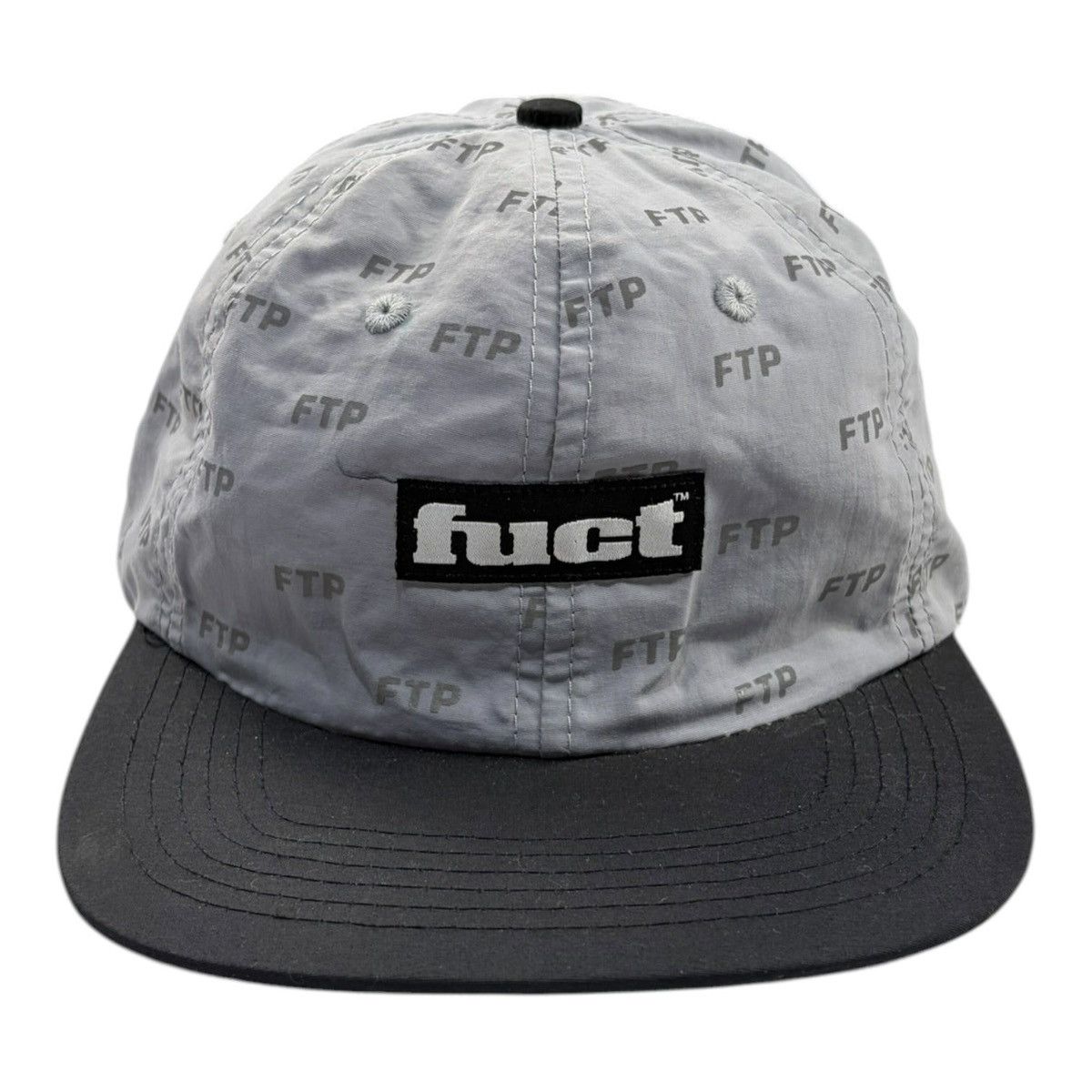 FUCT × Fuck The Population FTP x FUCT Collab 6-Panel Hat Grey Reflective 3M Size ONE SIZE - 2 Thumbnail