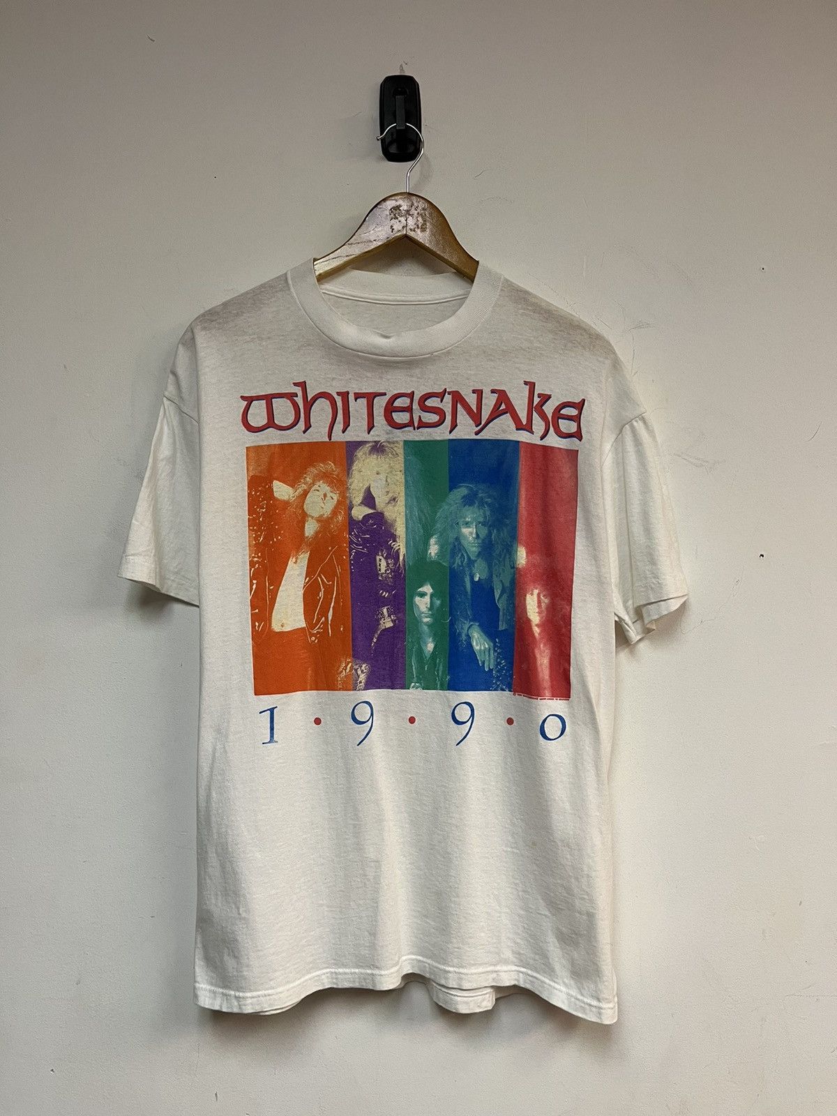 Band Tees 1990 Whitesnake Tee Size US XL / EU 56 / 4 - 1 Thumbnail