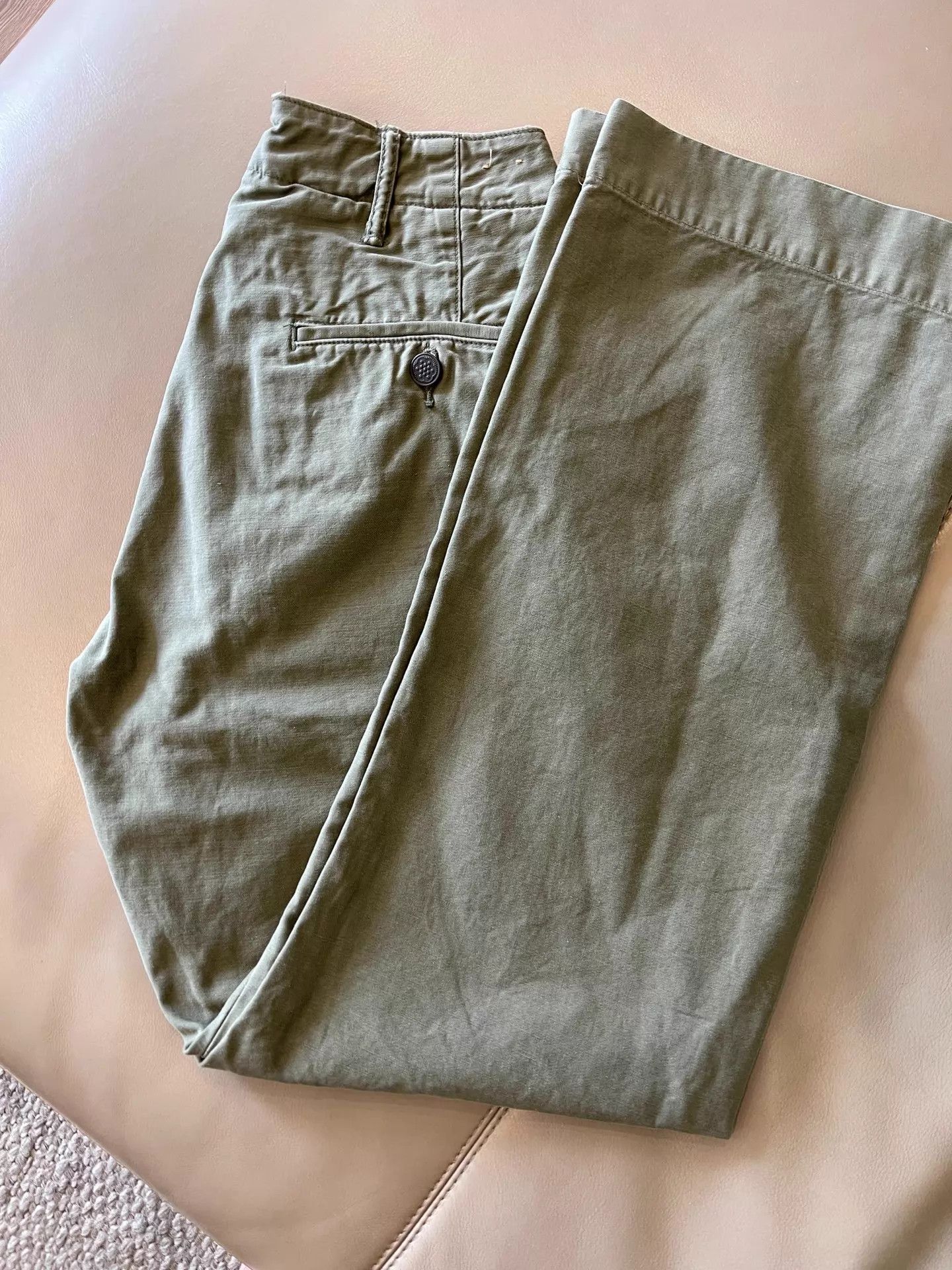 RRL Ralph Lauren RRL Rare Military Officer Pants Olive Drab 28/30 New Size US 28 / EU 44 - 5 Thumbnail