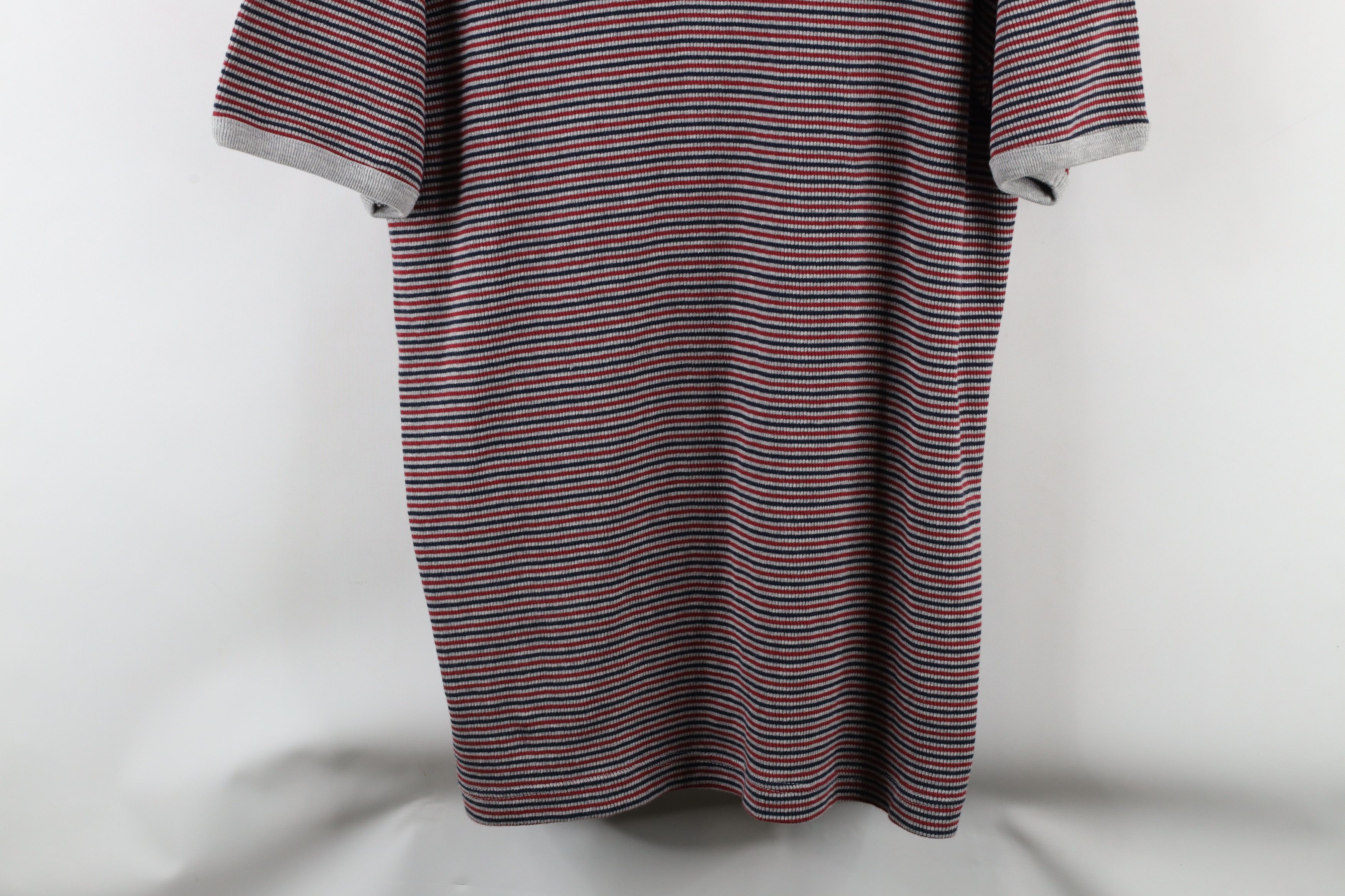 Vintage Deadstock Vintage 90s Streetwear Waffle Knit Ringer T-Shirt Size US XL / EU 56 / 4 - 3 Thumbnail