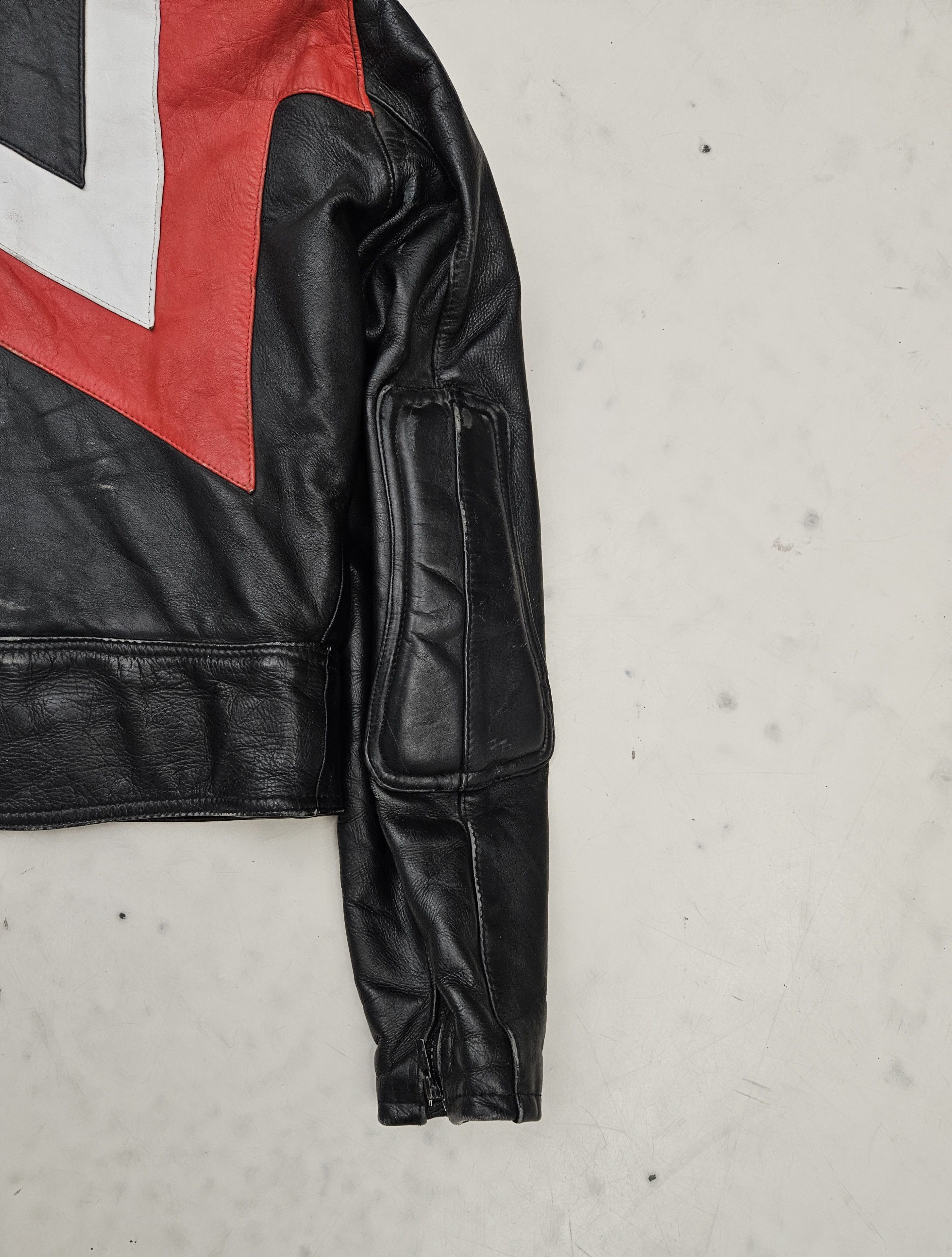 Genuine Leather × Vintage Vintage distressed biker racing leather jacket Size US S / EU 44-46 / 1 - 14 Thumbnail