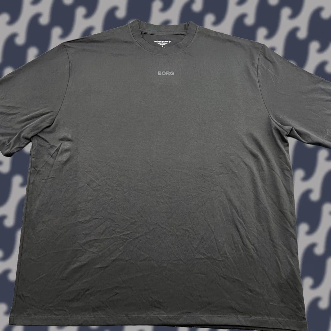 Vintage Bjorn Borg X Barrys Mens Shirt Medium Black Short Sleeve Tee Barry's T-Shirt Mens Shirt Different Version Size US M / EU 48-50 / 2 - 1 Thumbnail
