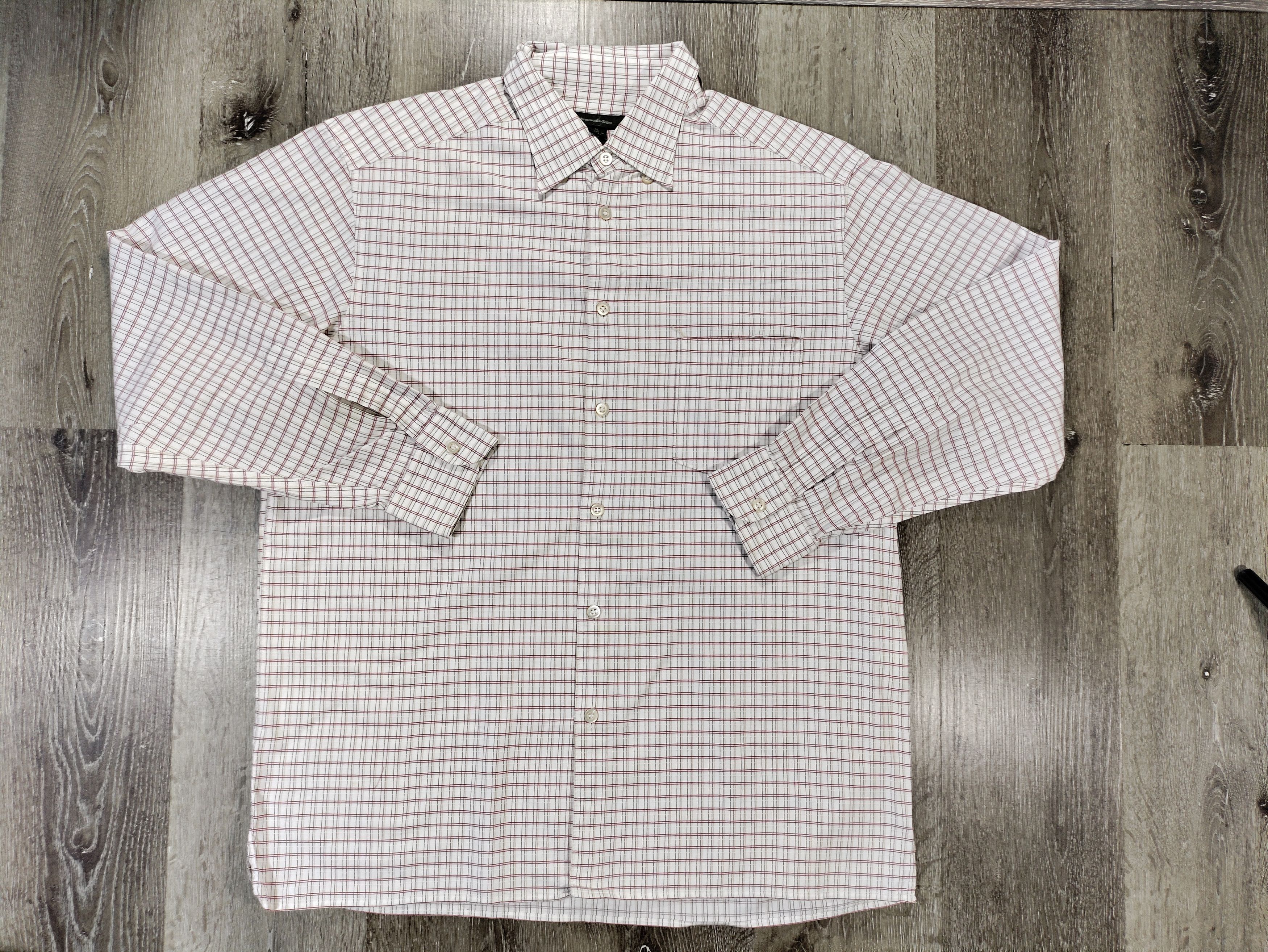 Ermenegildo Zegna Ermenegildo Zegna Mens Shirt Size US XL / EU 56 / 4 - 1 Thumbnail