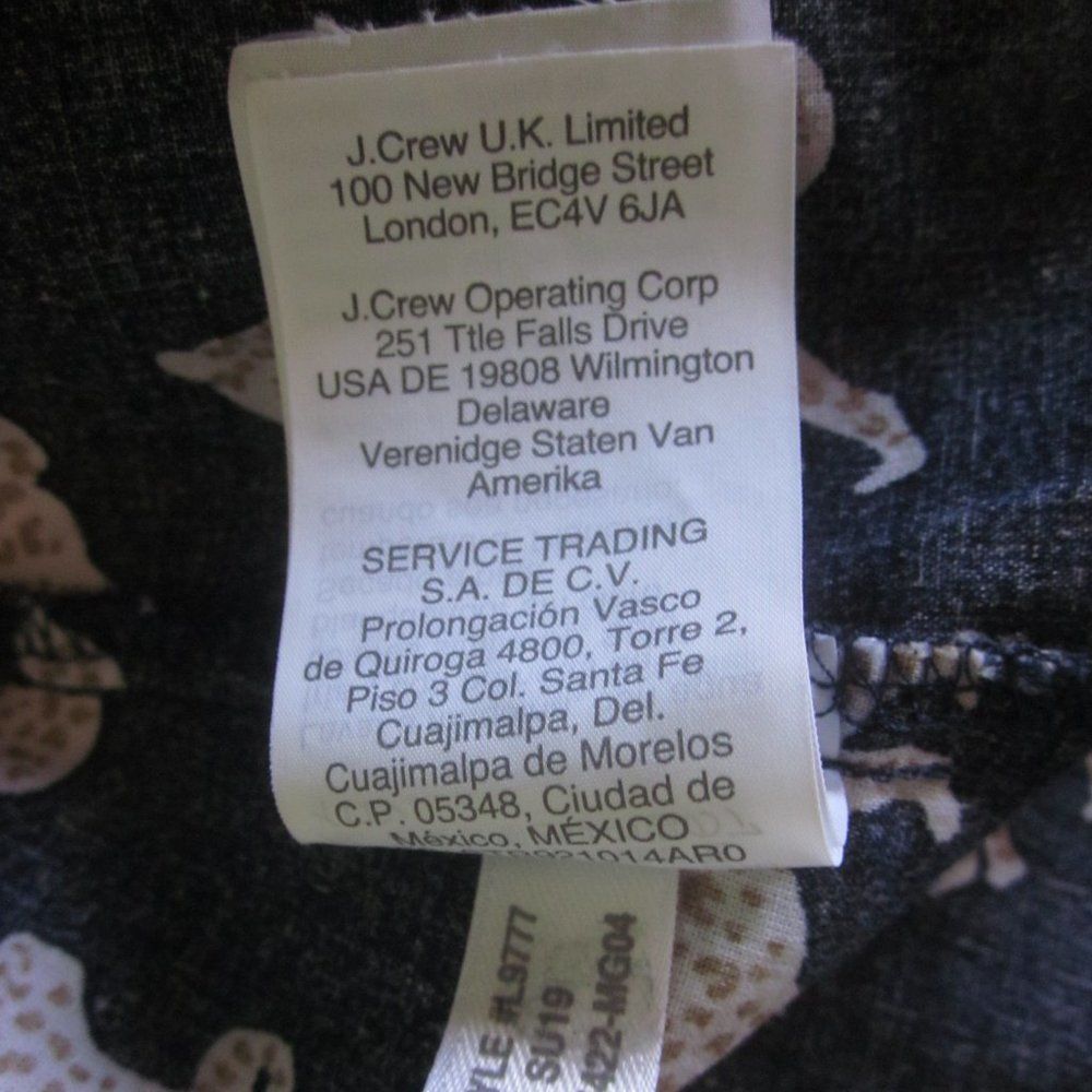 J.Crew J Crew Women’s Size S Blue Roaming Cheetah Print Button Up Shirt Size S / US 4 / IT 40 - 12 Thumbnail