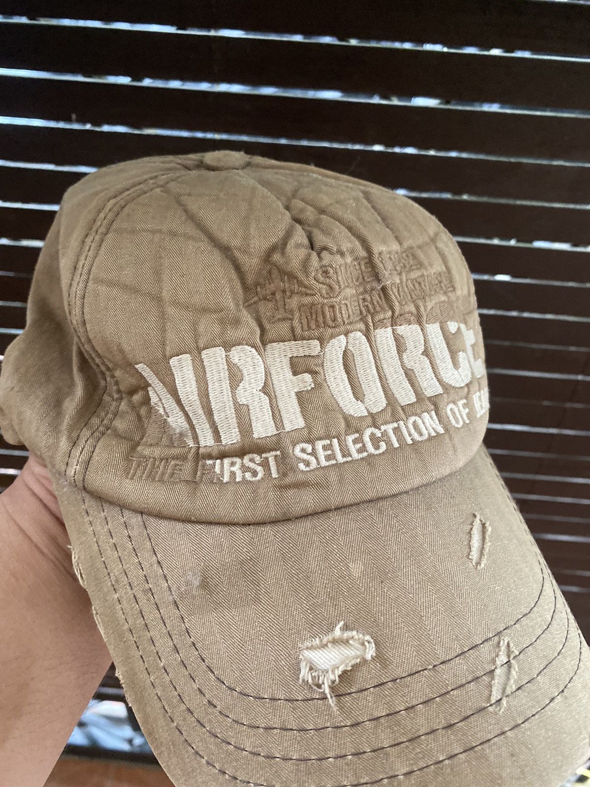 Vintage Vintage Airforce adjustable buckle hat Size ONE SIZE - 5 Thumbnail