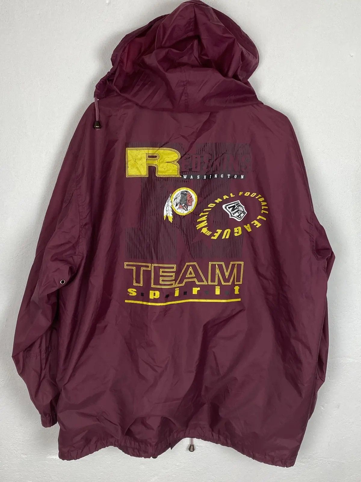 NFL 90s Vintage NFL 1991 Washington Redskins Lightweight Jacket Size US M / EU 48-50 / 2 - 1 Thumbnail