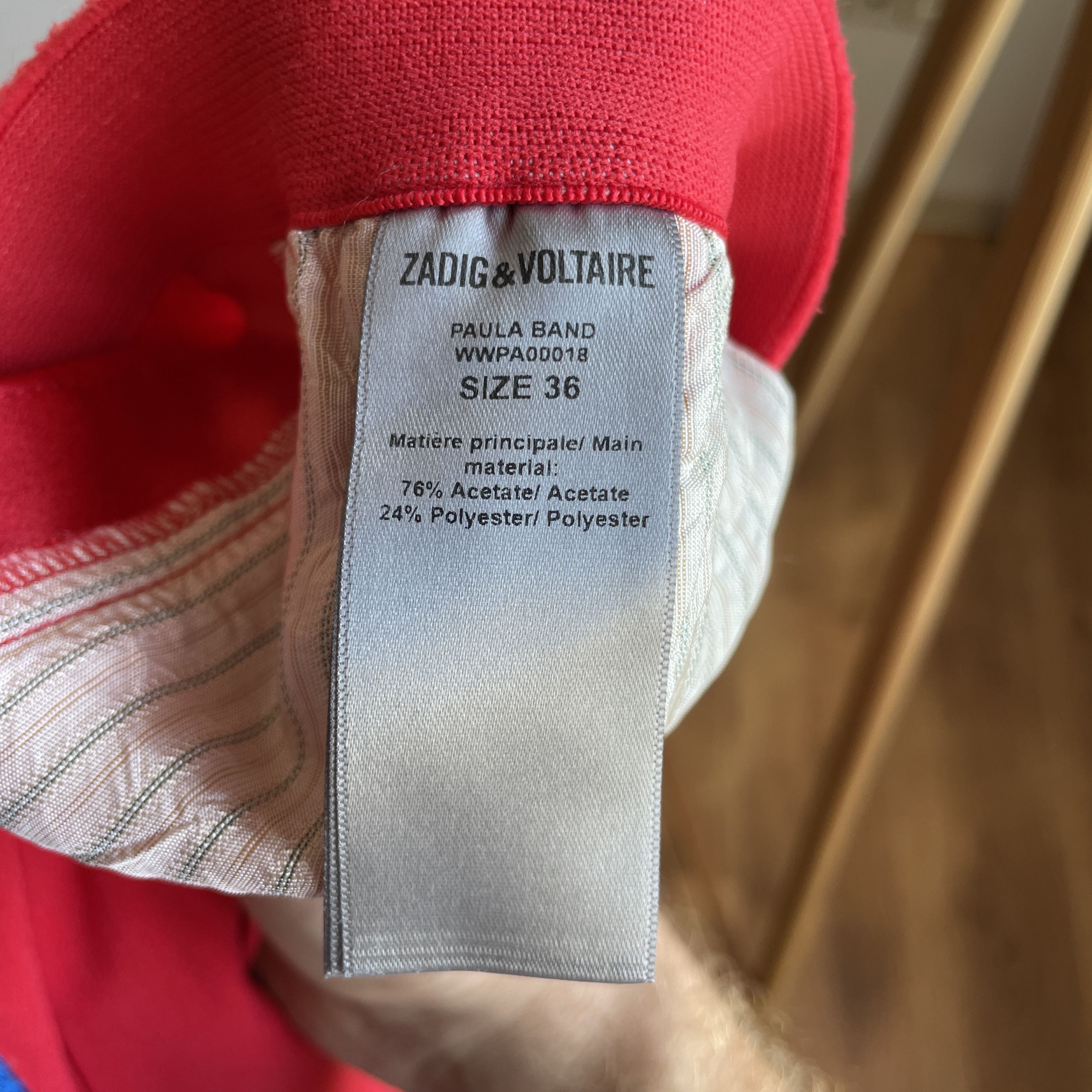 Zadig & Voltaire Zadig & Voltaire Womens Paula Tape Logo Pants Size EUR 36 Size 25" / US 0 / IT 36 - 8 Thumbnail
