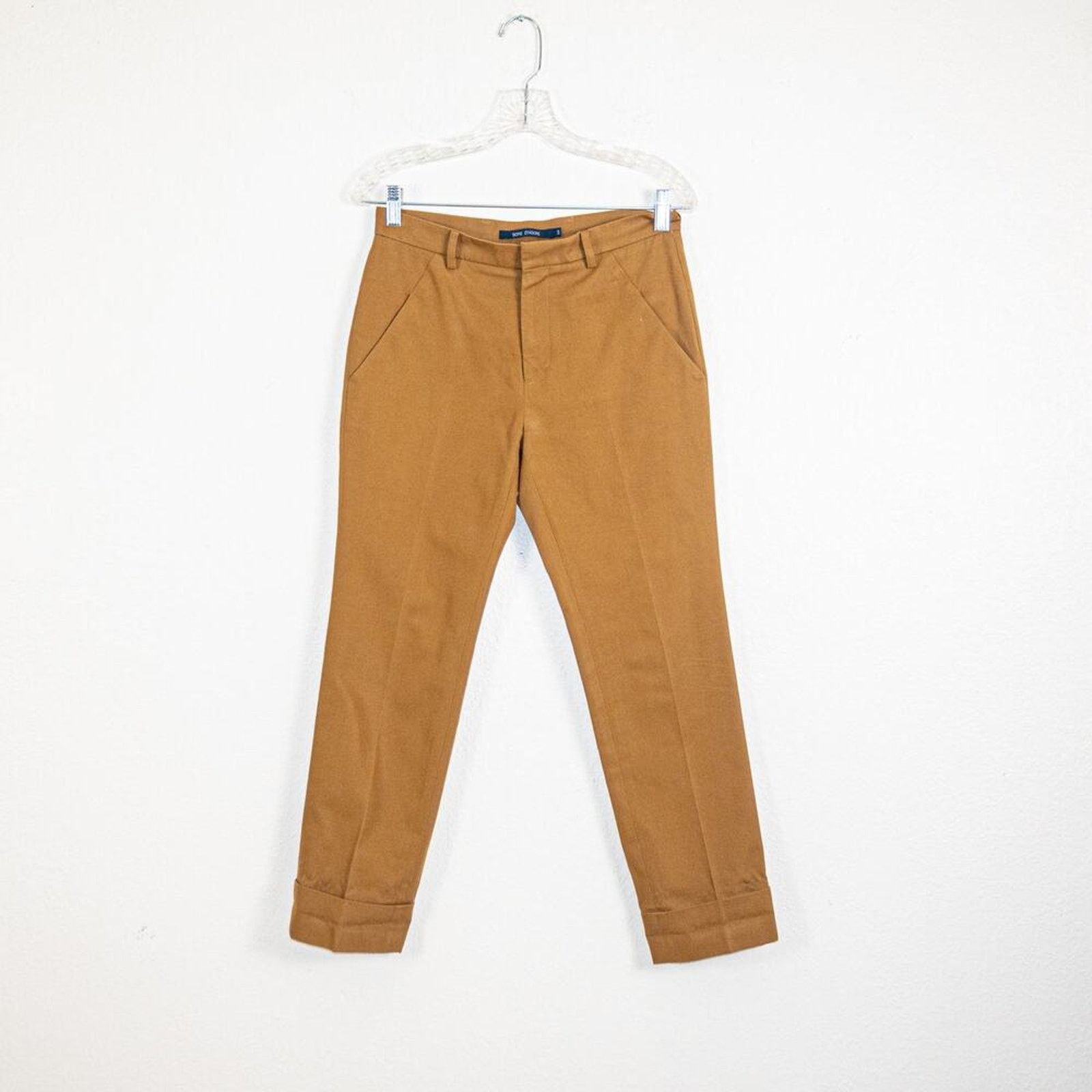SOFIE D'HOORE Sofie D'Hoore Trouser Pants Ankle cuff Khaki brown 34IT Size 28" / US 6 / IT 42 - 6 Thumbnail