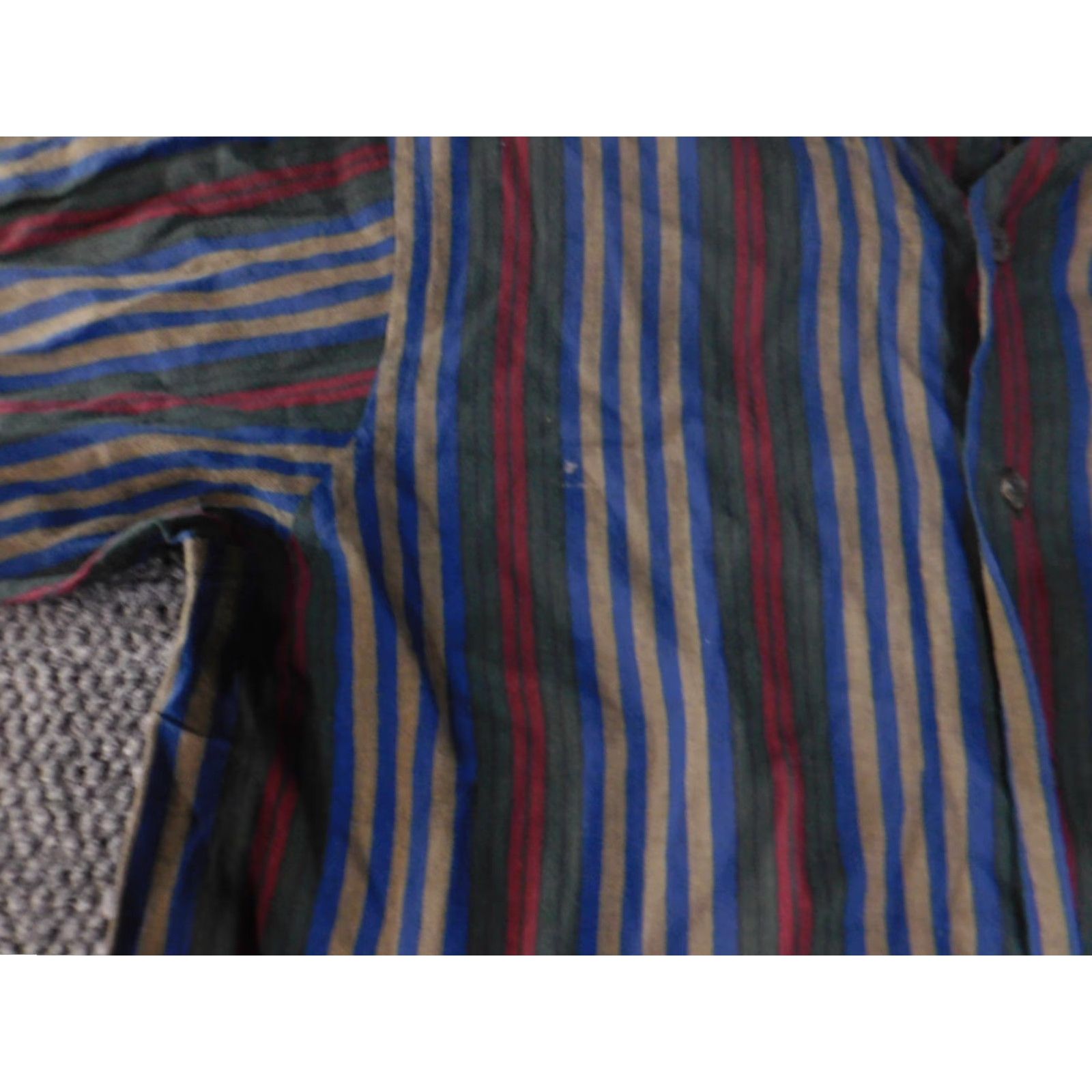 Alexander Julian Alexander Julian Shirt Mens Medium Blue Striped Button-Up Vintage (No) Size US M / EU 48-50 / 2 - 4 Thumbnail