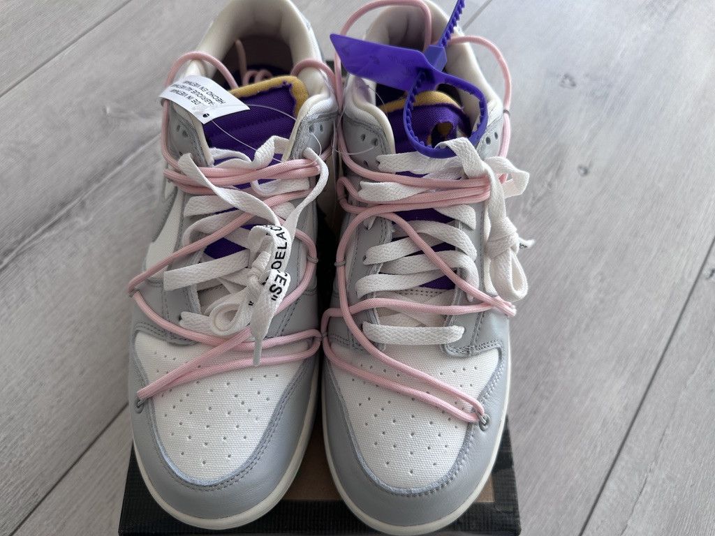 Nike × Off-White Nike x Off White Dunk low LOT 24 Size US 9 / EU 42 - 5 Thumbnail