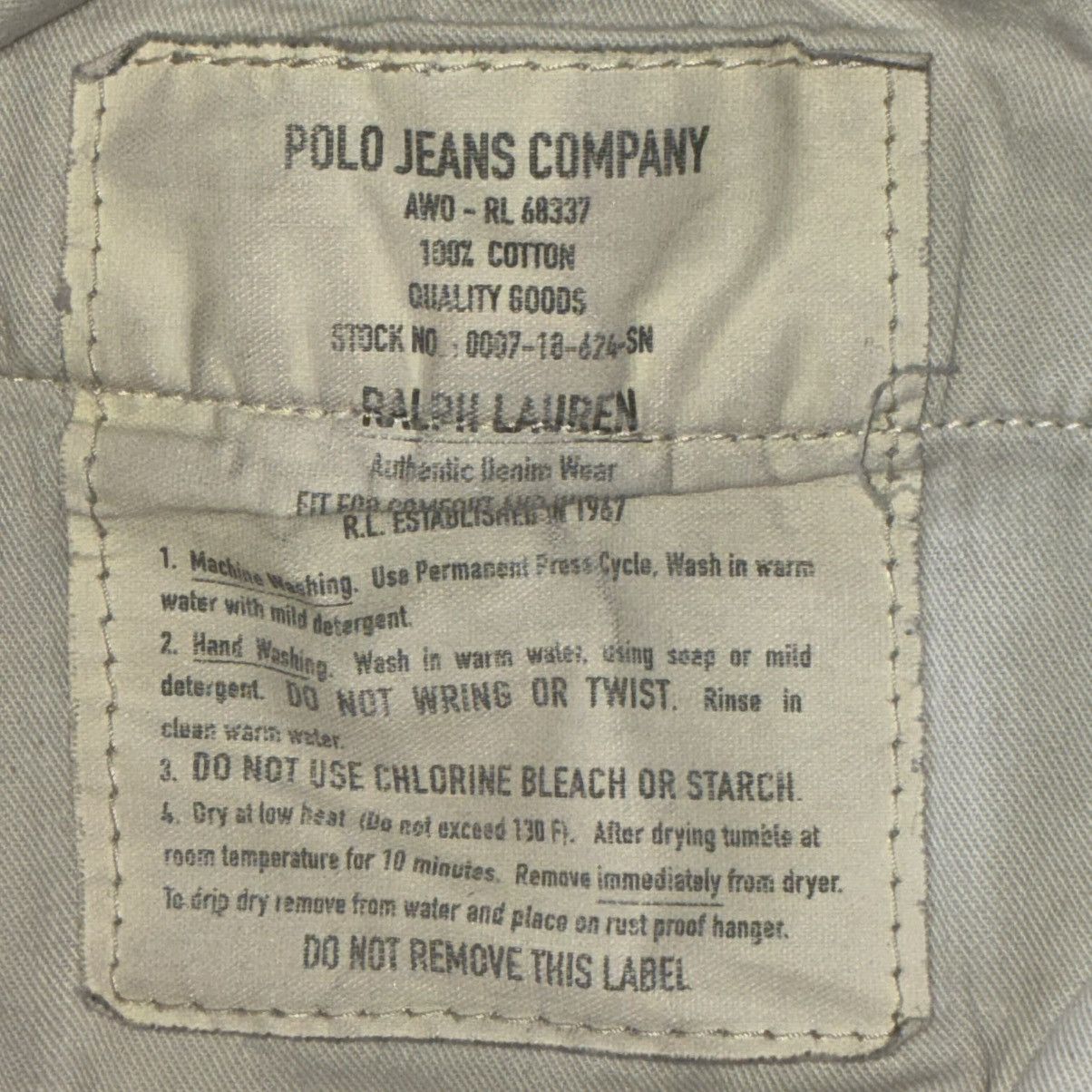 Polo Ralph Lauren Ralph Lauren Polo Jeans Company Pants Khaki Navy Sailor USRL Size US 32 / EU 48 - 5 Thumbnail