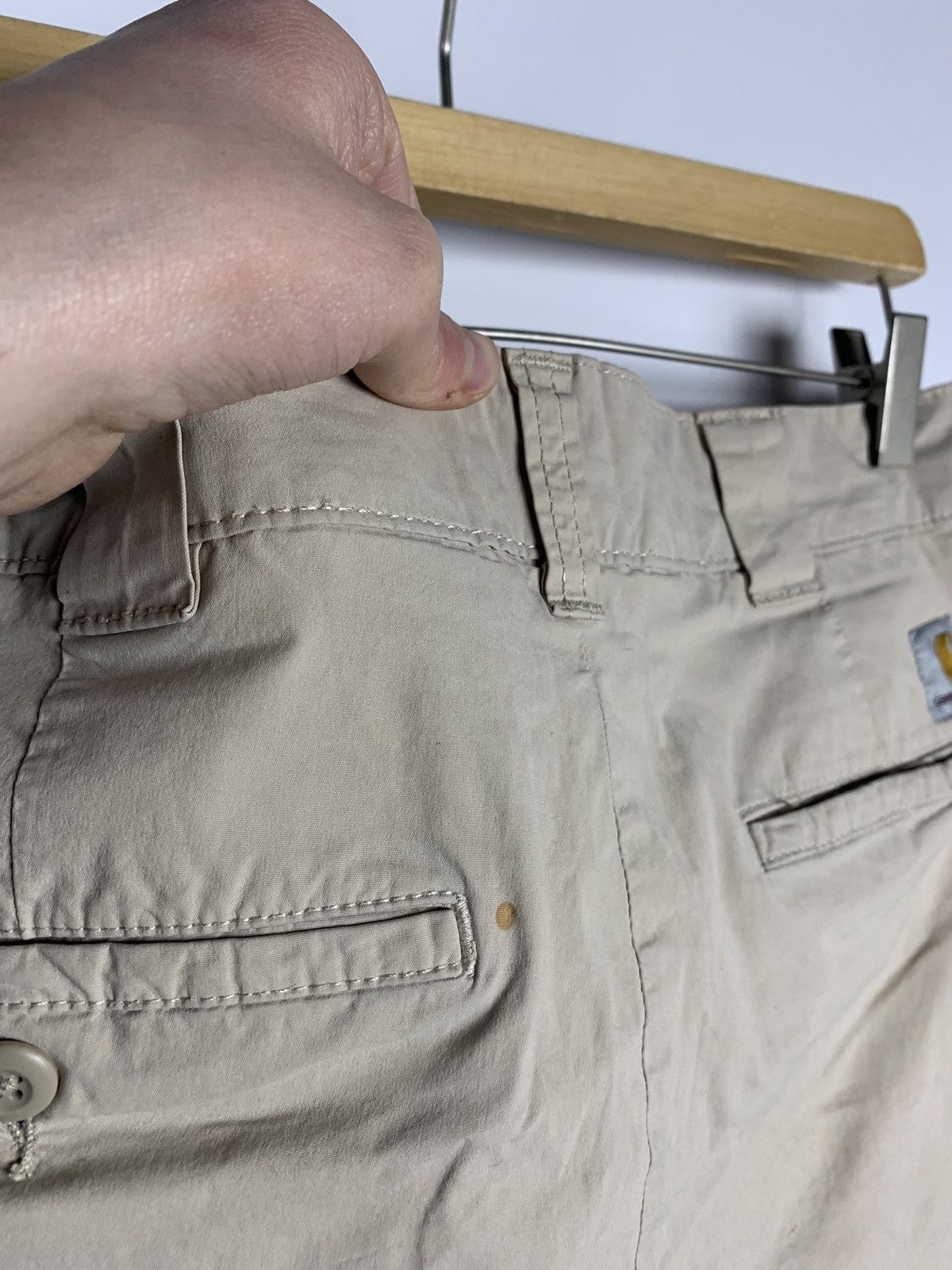 Carhartt Carhartt Chino Grand Shorts Men’s Size 32 Beige Size US 32 / EU 48 - 8 Thumbnail