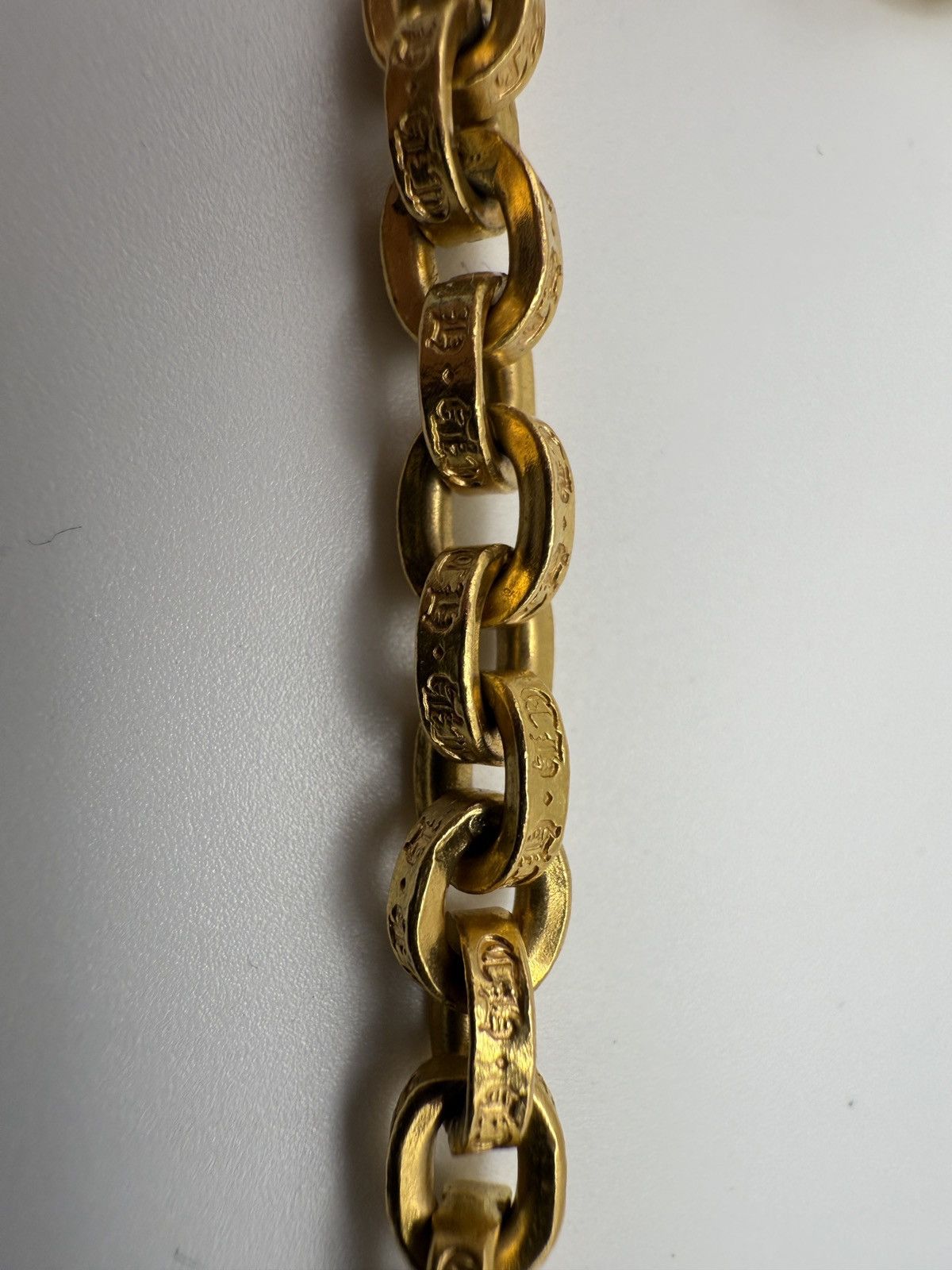 Chrome Hearts Chrome Hearts 22k Gold Paper Chain Necklace 30 inch Size ONE SIZE - 5 Thumbnail