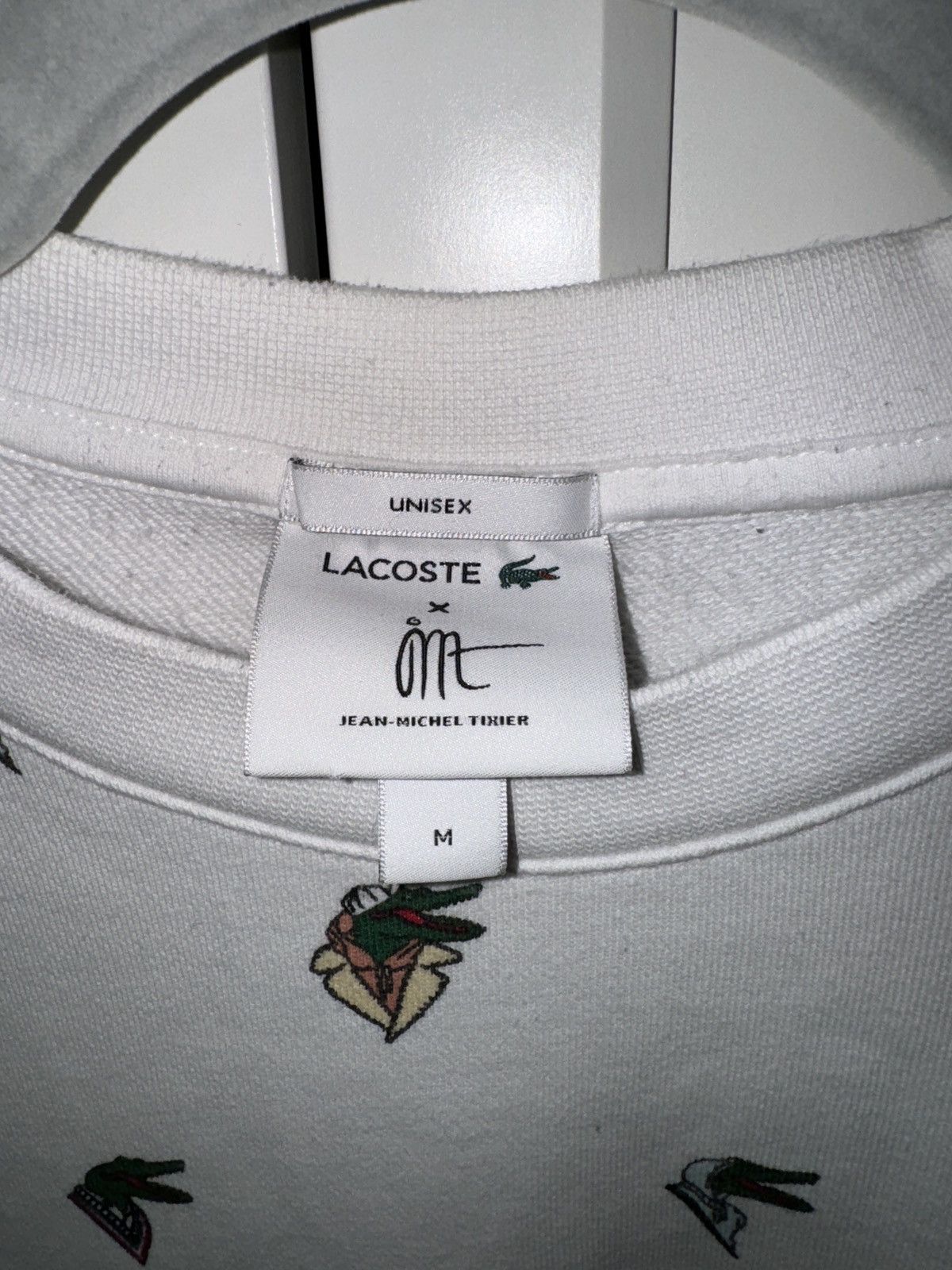 Lacoste Lacoste x Jean Michel Tixier sweatshirt monogram Size US M / EU 48-50 / 2 - 4 Thumbnail