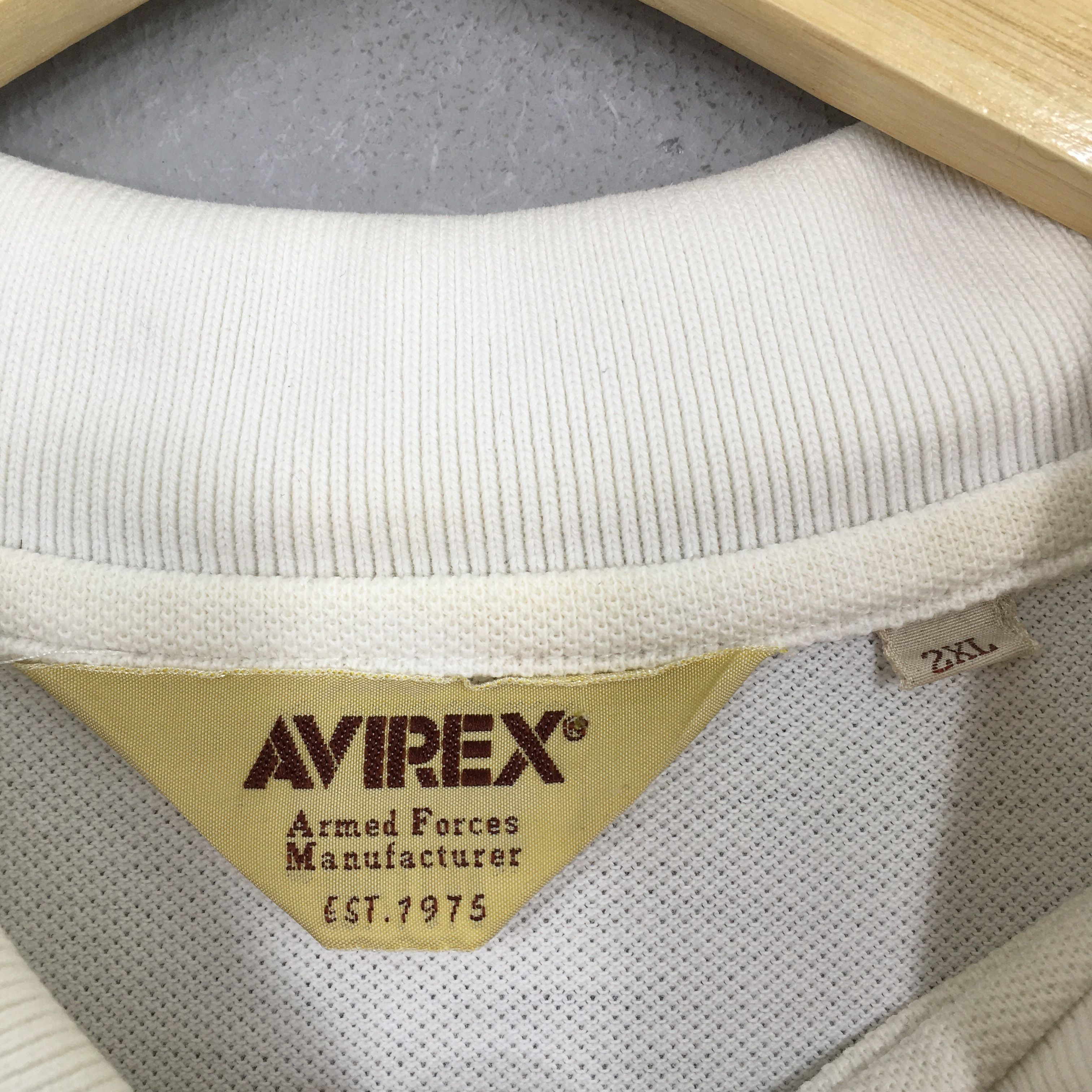 Avirex × Vintage Vintage 90's Avirex Snearhead Us Air Force Polos XXLarge Size US XXL / EU 58 / 5 - 4 Thumbnail