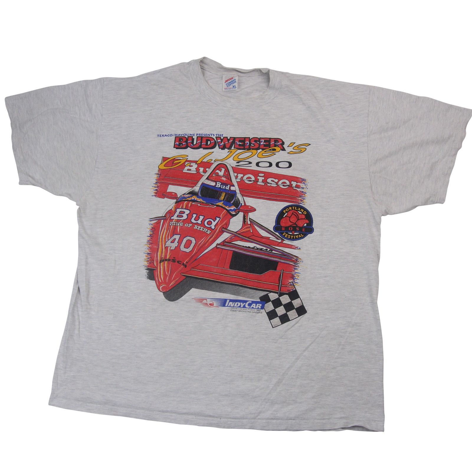 Vintage Vintage Budweiser G.I.Joe's 200 Portland Indy Car Racing Size US XL / EU 56 / 4 - 1 Thumbnail
