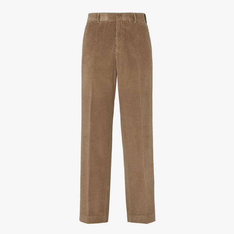 Fendi o1s1wg110226 Trouser in Camel Size US 32 / EU 48 - 1 Thumbnail