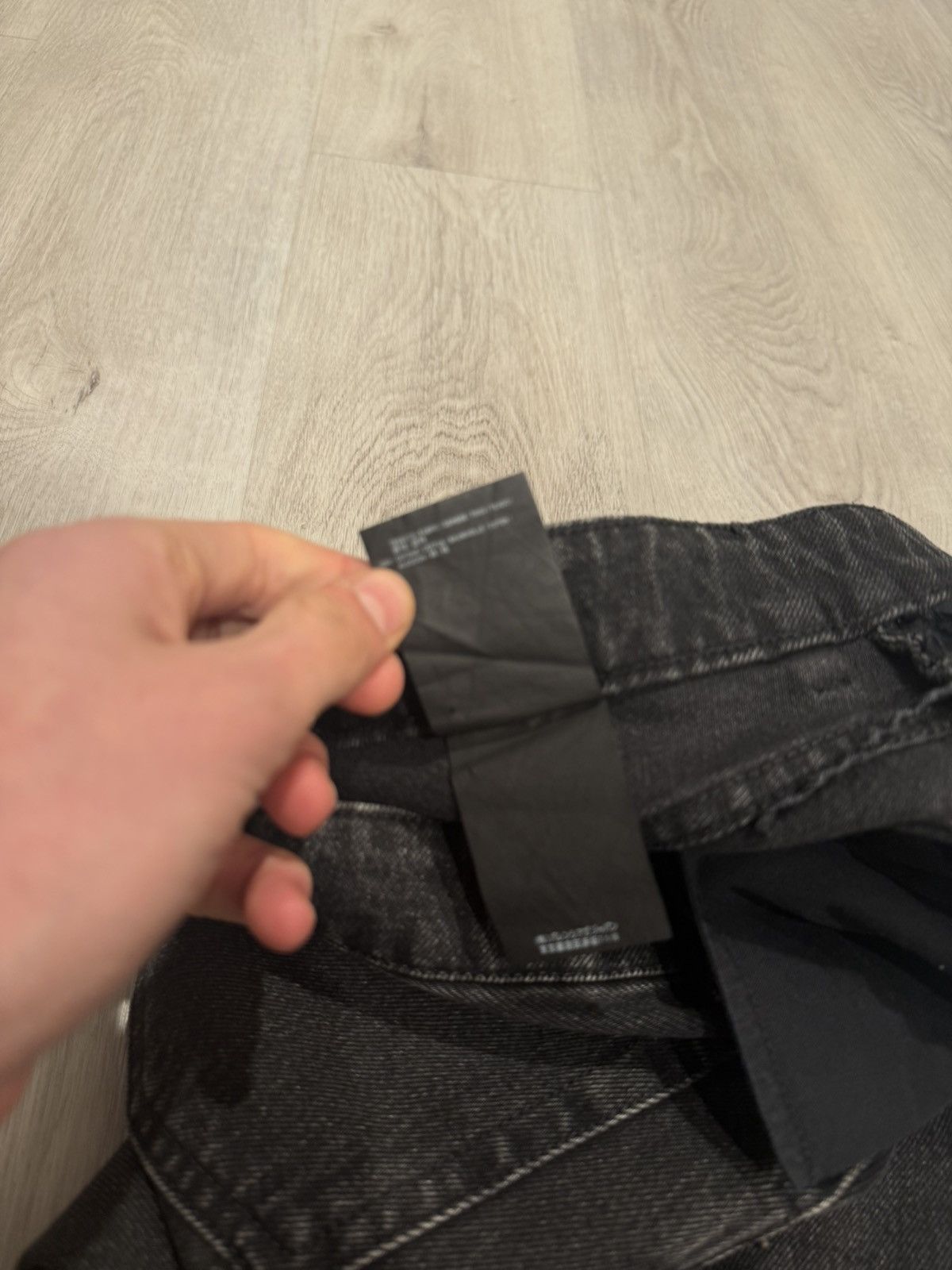 Balenciaga s/s 2018 exposed button fly denim!! Size US 26 / EU 42 - 8 Thumbnail