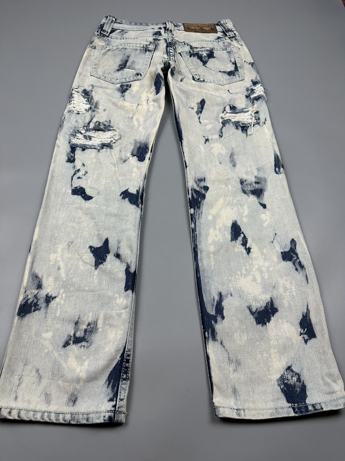 If Six Was Nine × Le Grande Bleu (L.G.B.) Distressed Vintage Vence Freak Acid Washed Denim Size US 28 / EU 44 - 4 Thumbnail