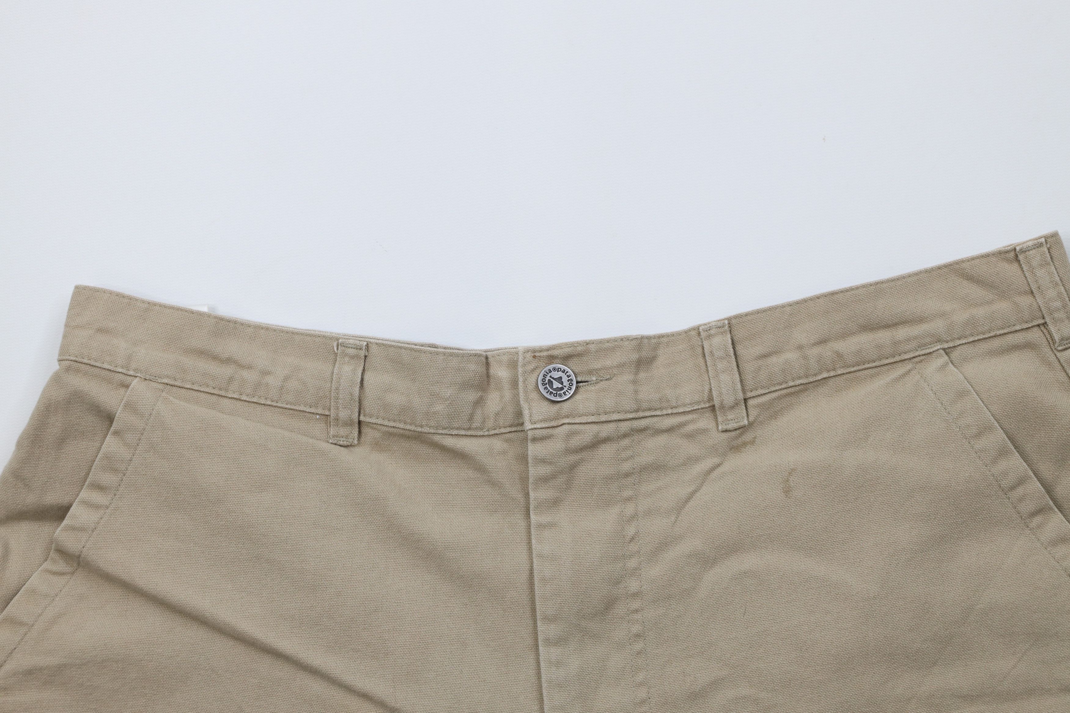 Patagonia Vintage Y2K 2003 Patagonia Above Knee Canvas Shorts Beige Size US 36 / EU 52 - 2 Thumbnail