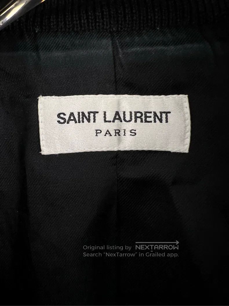 Saint Laurent Paris Saint Laurent Paris Black and white baseball jacket Size US S / EU 44-46 / 1 - 3 Thumbnail