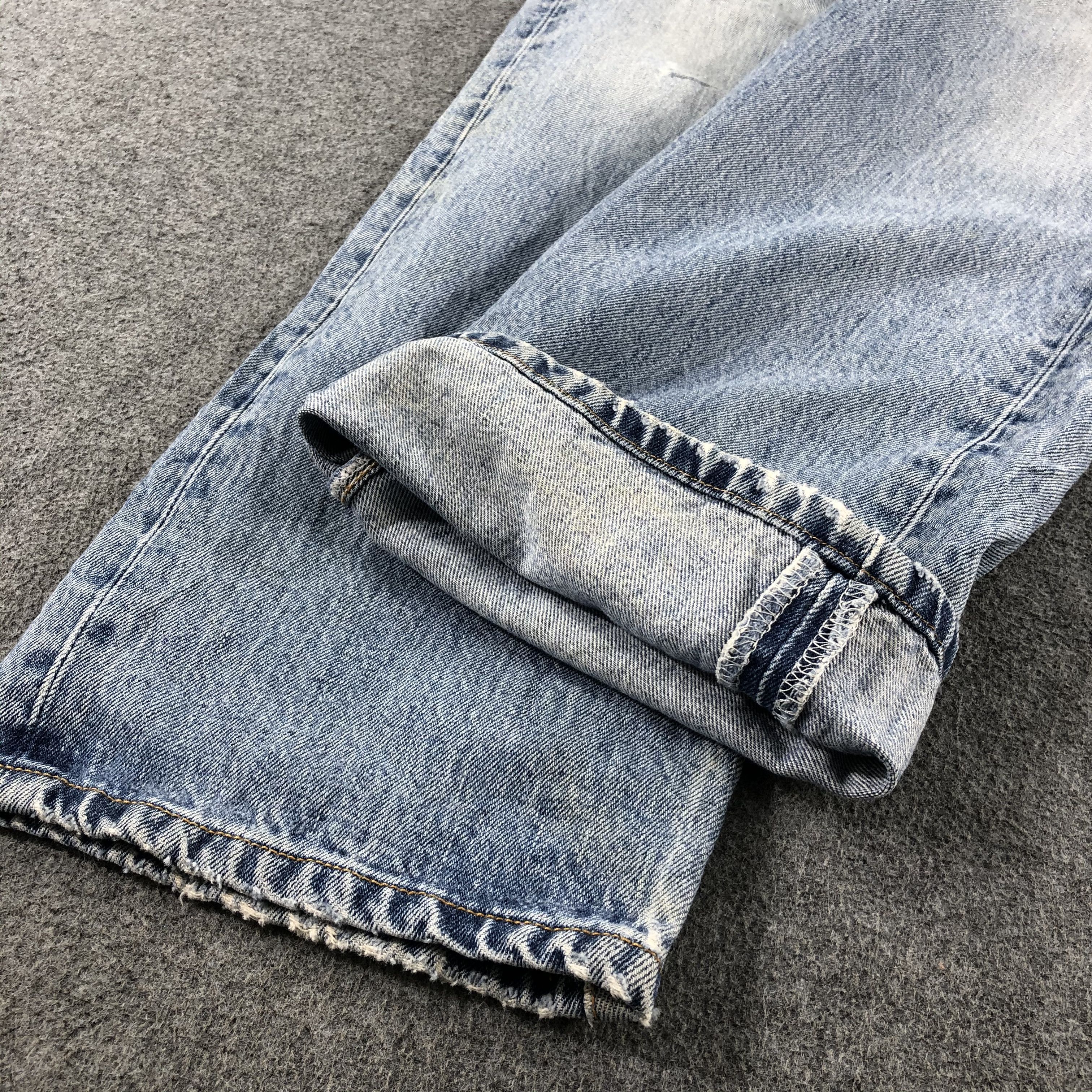 Levi's Vintage Blue Wash Levis 501 Jeans-J2440 Size US 33 - 7 Thumbnail