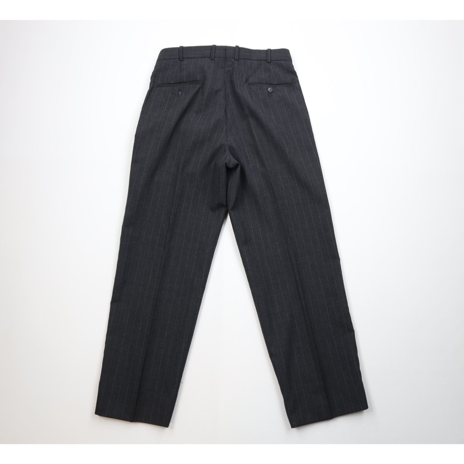 Vintage Vintage 90s Streetwear 2 Piece Wool Blend Wedding Suit Size 40R - 17 Thumbnail