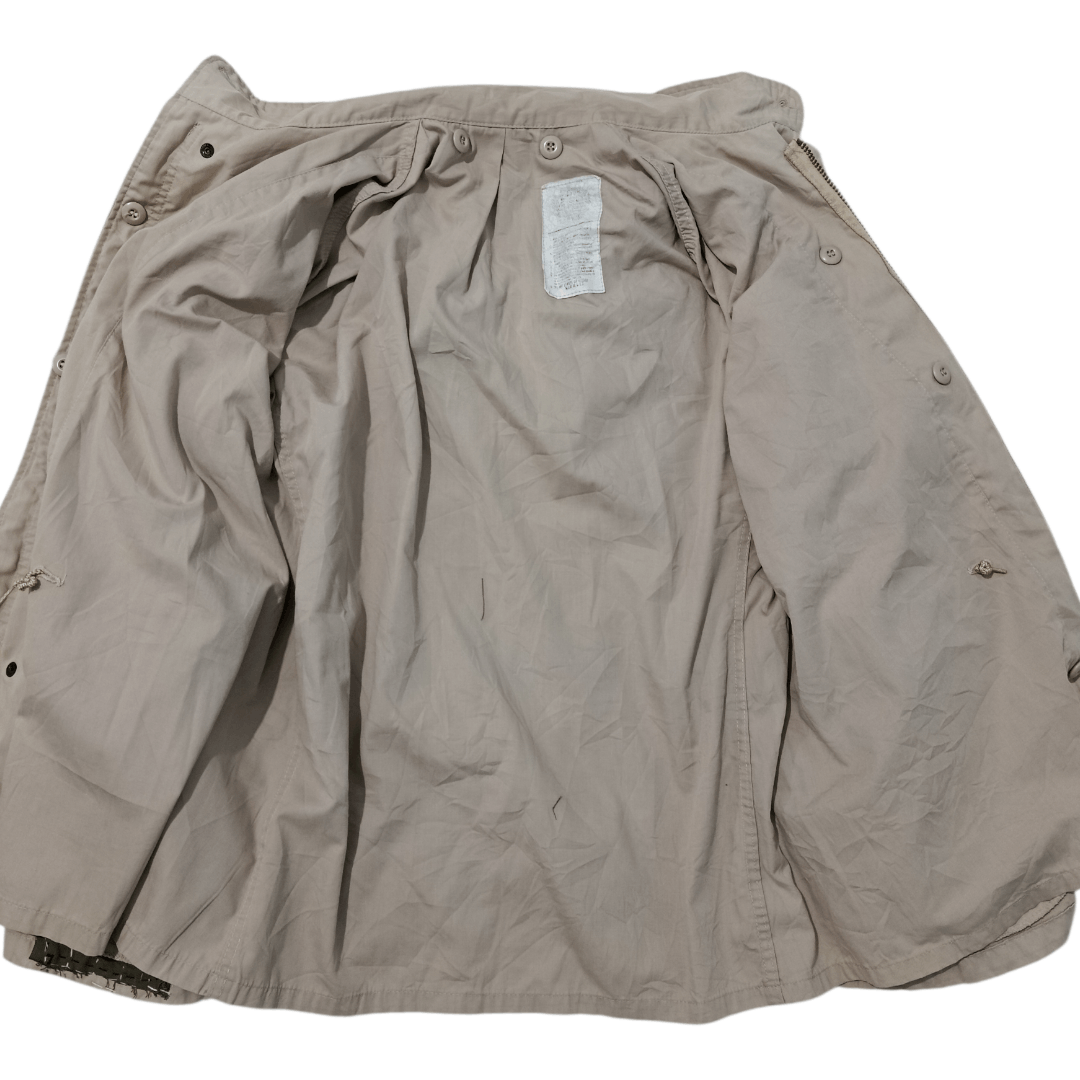 Vintage Vintage 70s 80s M65 field jacket khaki patchwork design Size US M / EU 48-50 / 2 - 3 Thumbnail