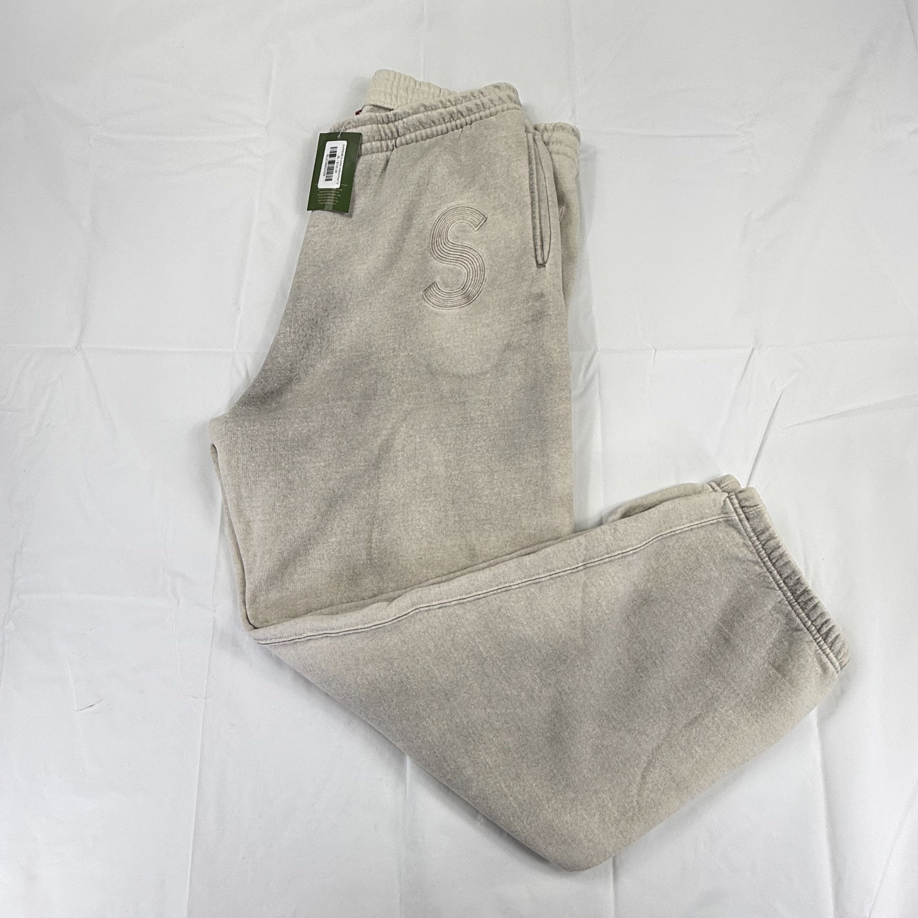 Supreme Supreme S Logo Sweatpants Mens XL Made in Canada Joggers Size US 40 / EU 56 - 1 Thumbnail