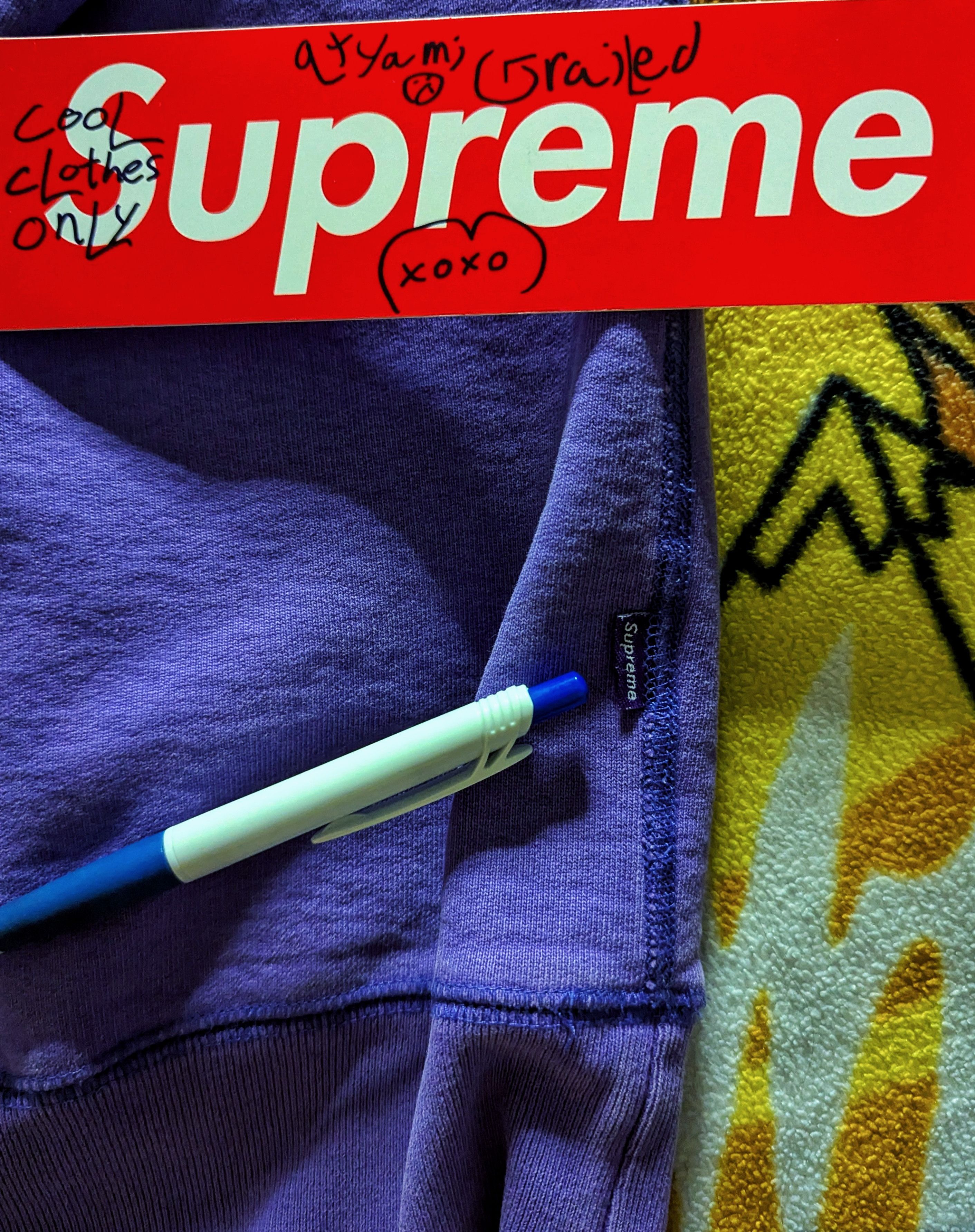 Supreme 2006 Supreme Purple / Teal Crewneck Size US L / EU 52-54 / 3 - 9 Thumbnail