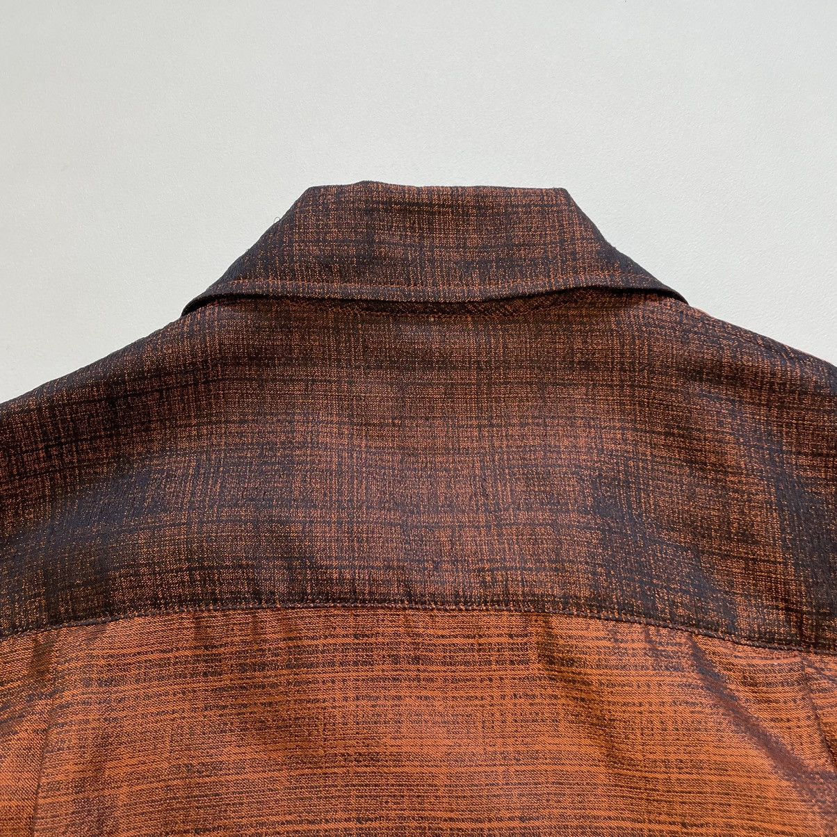 Nicholas Daley Sample Orange / Black Silk Utility Shirt Size US M / EU 48-50 / 2 - 13 Thumbnail