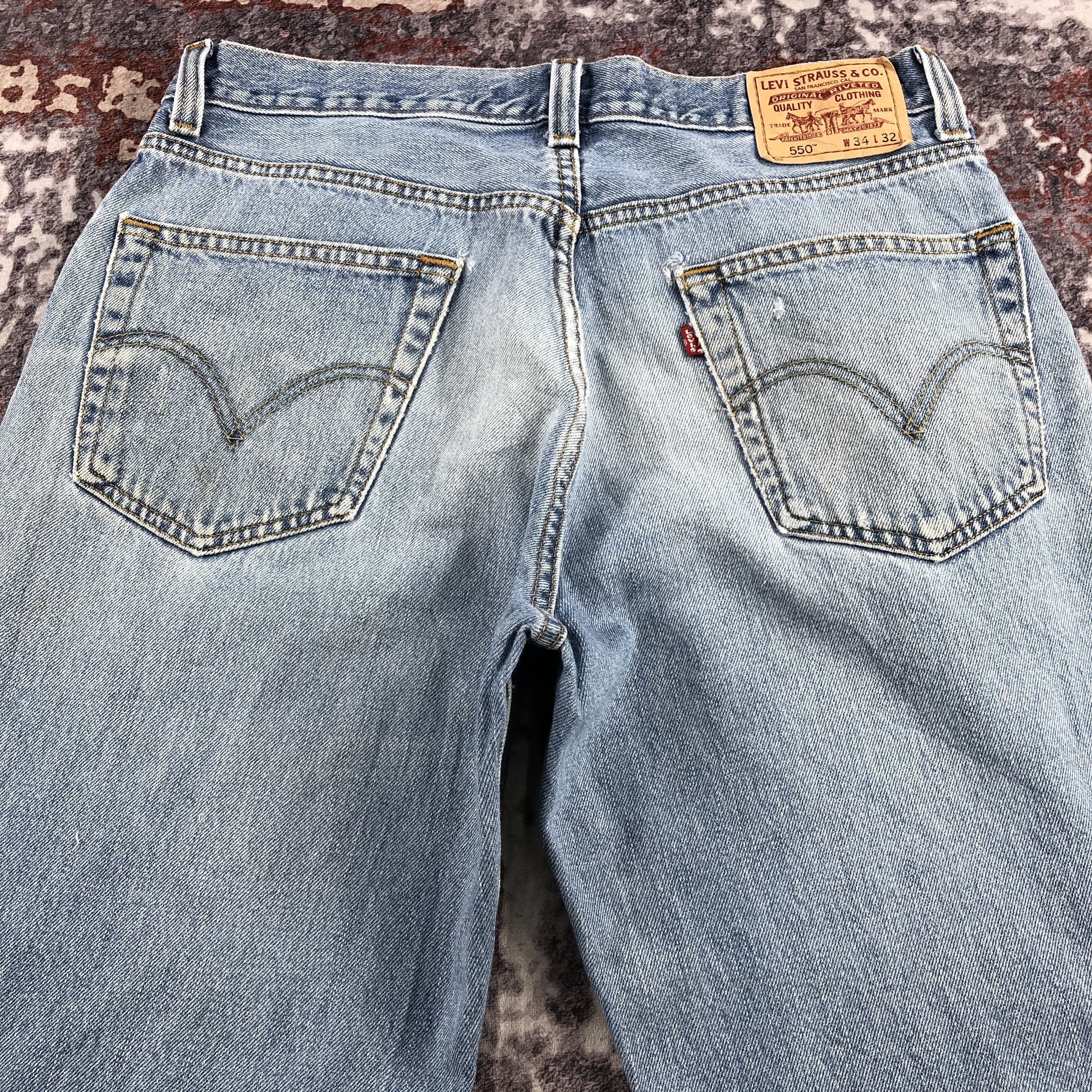 Levi's × Vintage Vintage Blue Wash Levis 550 Jeans-JM2666 Size US 34 / EU 50 - 5 Thumbnail