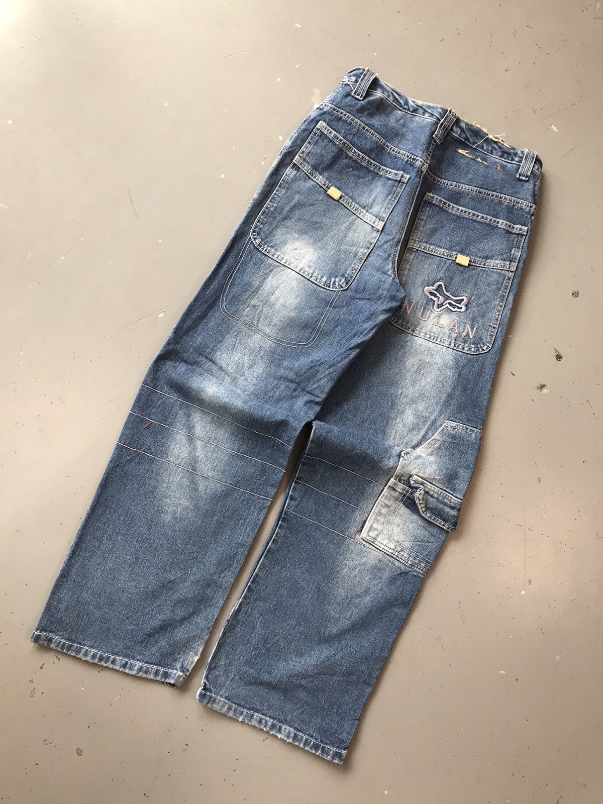 Vintage × Wrangler Vintage wrangler big pocket embroidered cargo denim Size US 30 / EU 46 - 10 Thumbnail