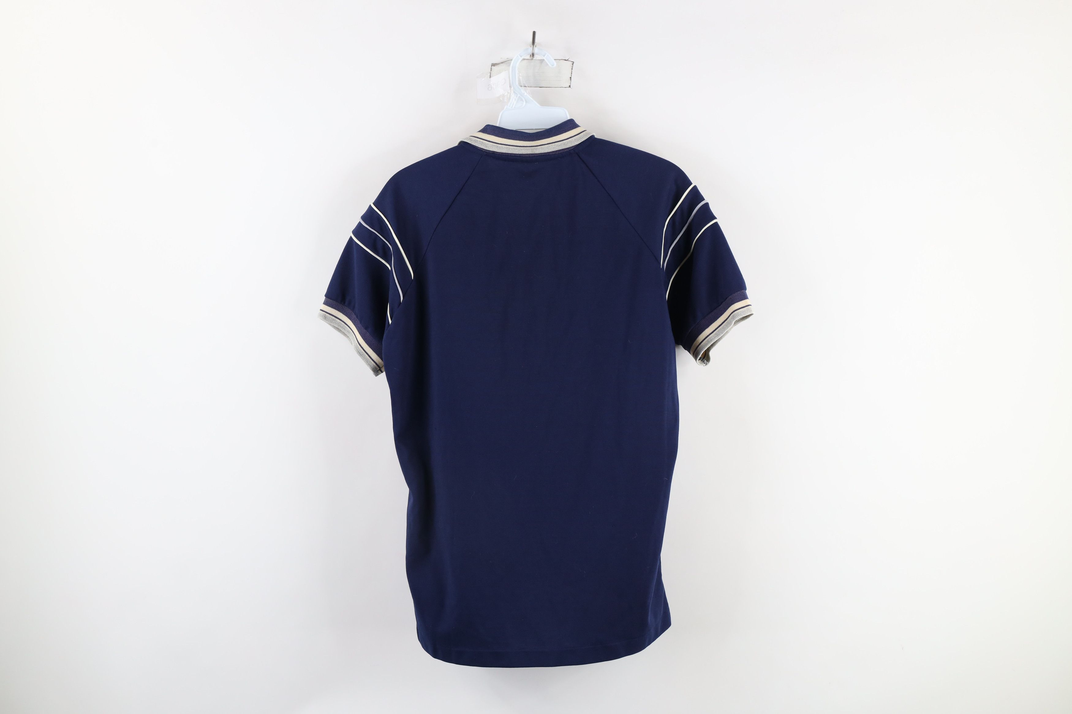 Vintage Vintage 70s Streetwear Striped Knit Collared Polo Shirt USA Size US M / EU 48-50 / 2 - 12 Thumbnail