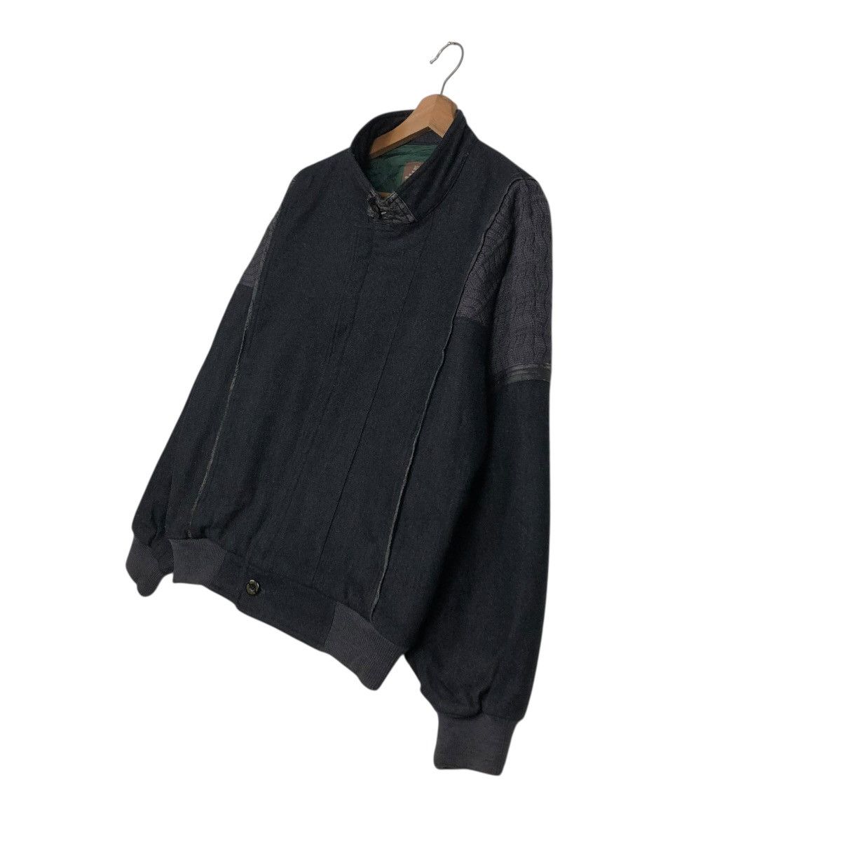 Japanese Brand 🔥VINTAGE BOMBER JACKET WOOL HENRI LUC CHAPUIS ISSEY MIYAKE Size US M / EU 48-50 / 2 - 4 Thumbnail