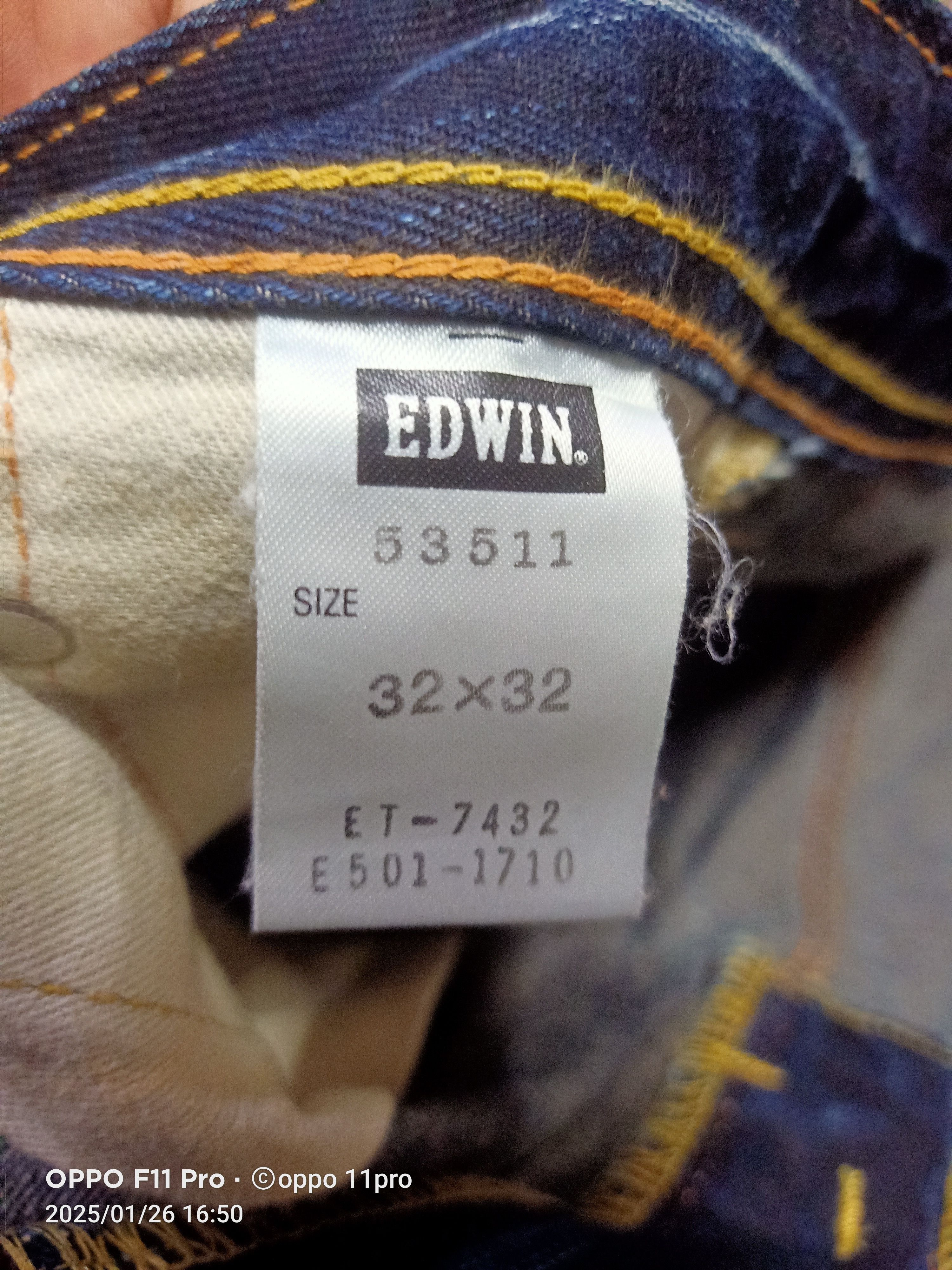 Edwin × Japanese Brand × Le Grande Bleu (L.G.B.) Edwin Vintage Flare Denim Stonewash Size US 34 / EU 50 - 8 Thumbnail