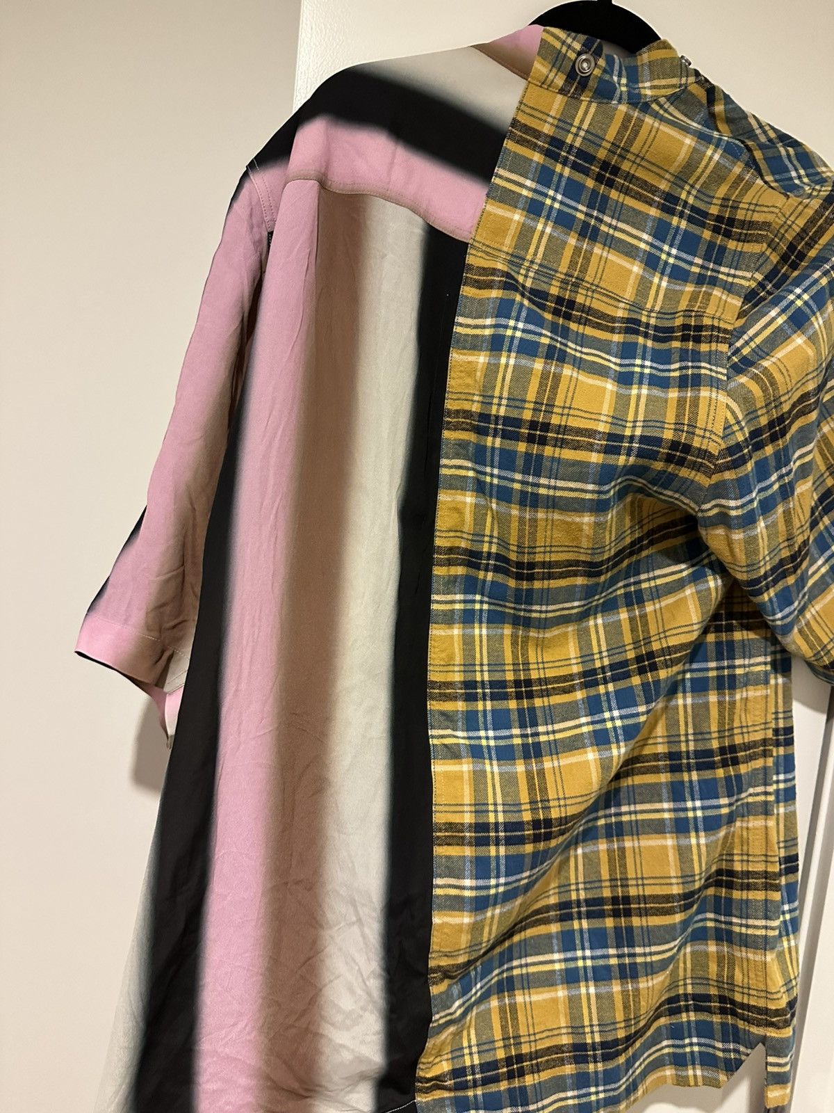 Rick Owens Rick owens FW21 plaid half flannel Size US L / EU 52-54 / 3 - 8 Thumbnail