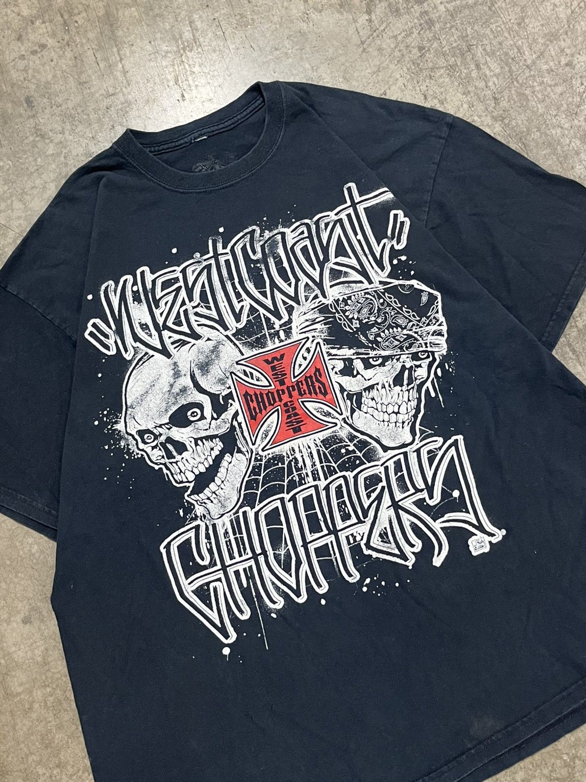West Coast Choppers West coast choppers y2k boxy fit graphic tee rare grunge Size US XXL / EU 58 / 5 - 3 Thumbnail