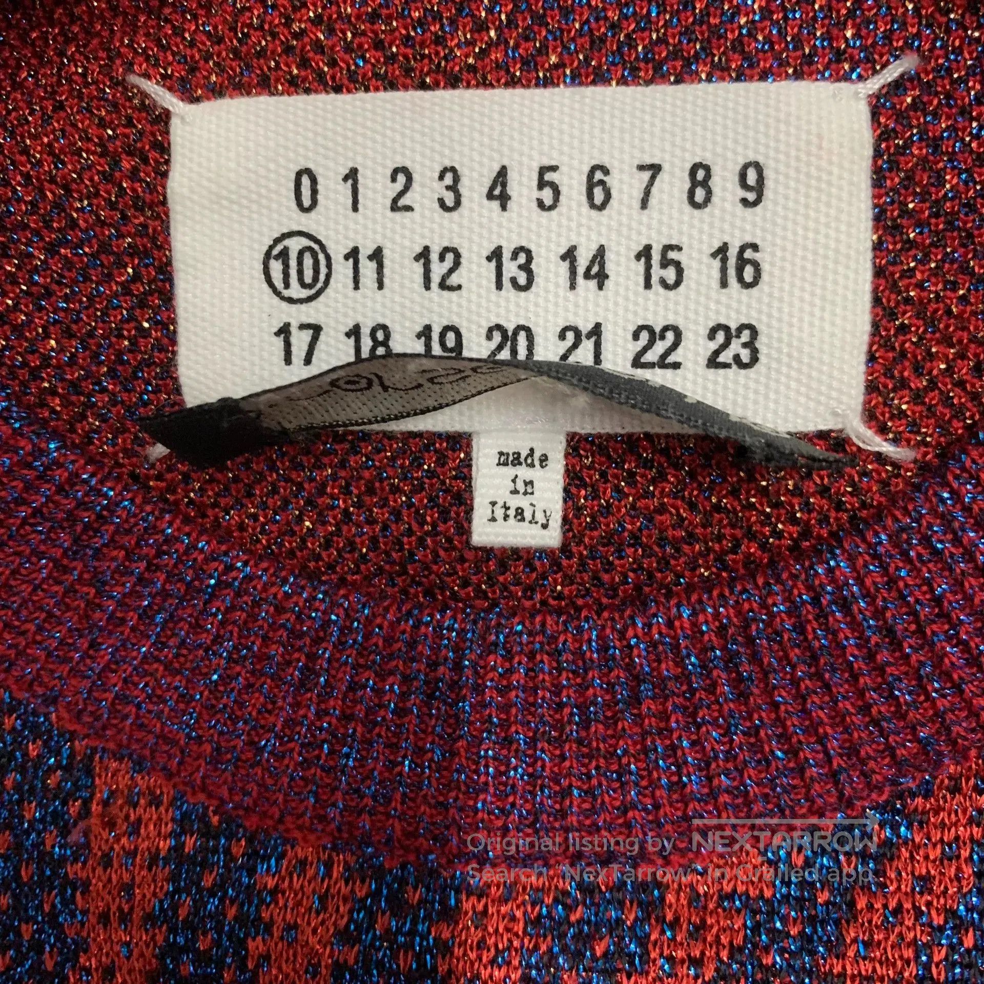 Maison Margiela Maison Martin Margiela Metallic Knit Sweater. Size US M / EU 48-50 / 2 - 5 Thumbnail